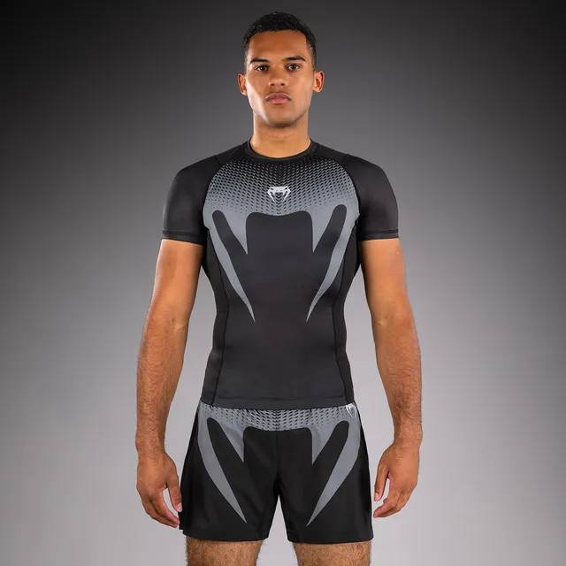 venum-no-gi-ibjjf-approved-langarm-rashguard-schwarz-silbergrau image 1