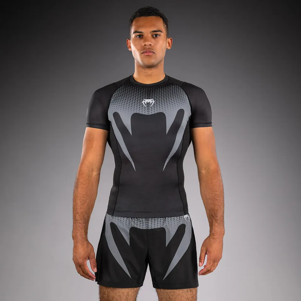 venum-no-gi-ibjjf-approved-langarm-rashguard-schwarz-silbergrau image 1