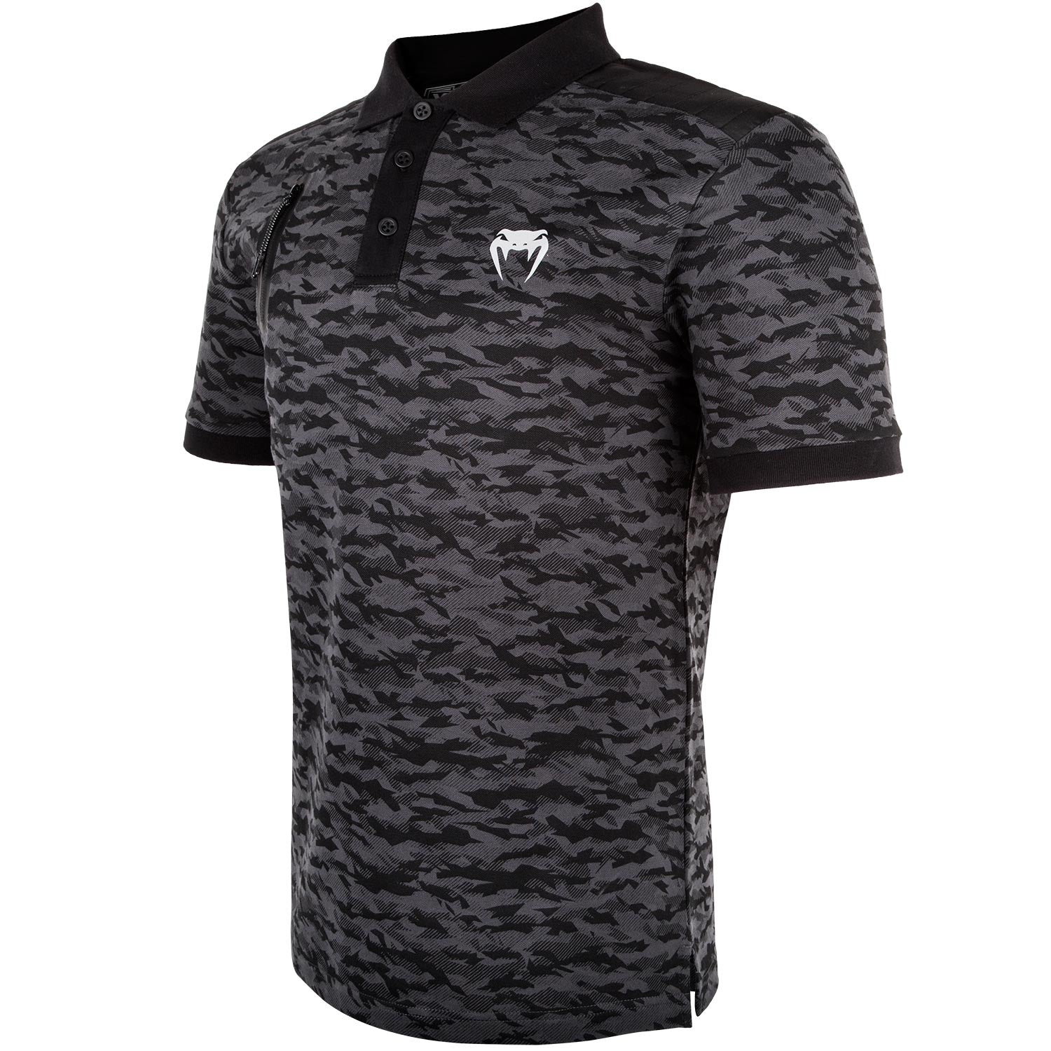 venum-laser-polo-shirt-camo-dunkel image 2