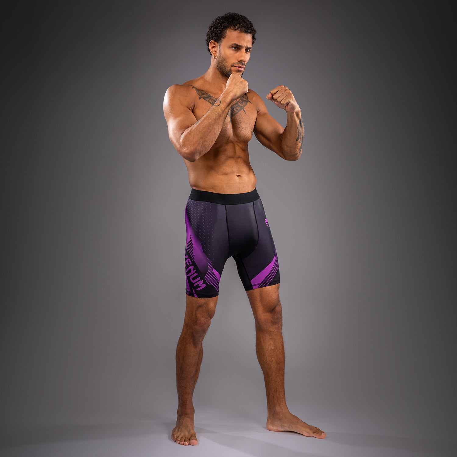 venum-no-gi-6-0-kompressionsshort-vale-tudo-herren-schwarz-lila image 2