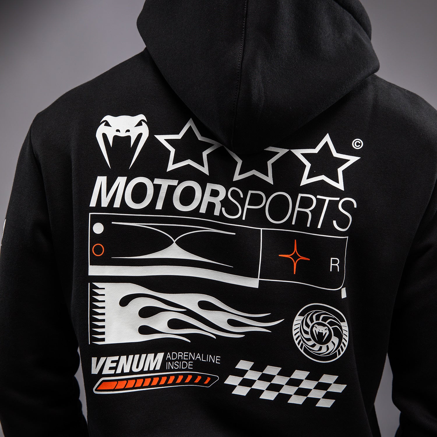 venum-motorsport-hoodie-herren-tiefschwarz image 6