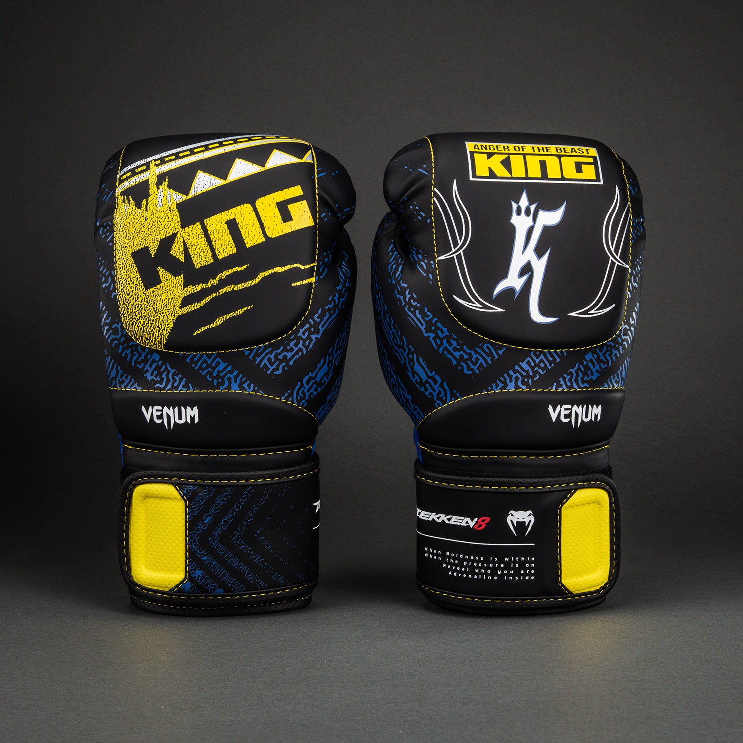 venum-x-tekken-8-boxhandschuhe-king-schwarz-gelb image 3