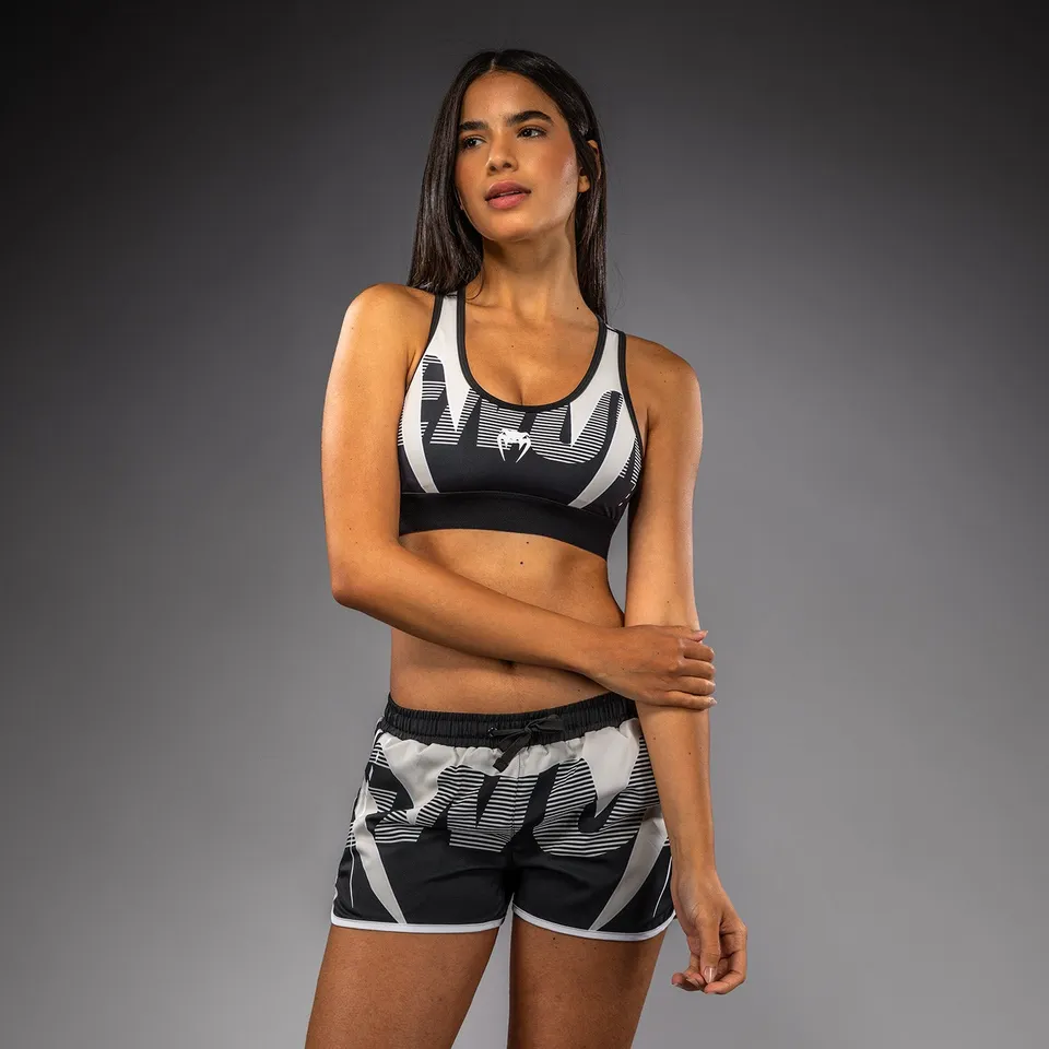 venum-adrenaline-damen-sport-bh-schwarz-elfenbein image 1