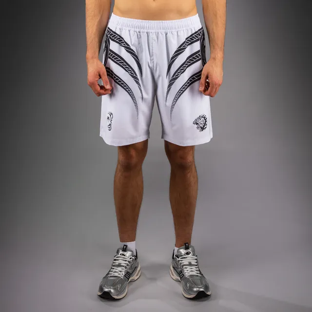 venum-x-mike-tyson-tiger-trainingsshorts-optisch-wei-tiefschwarz image 1
