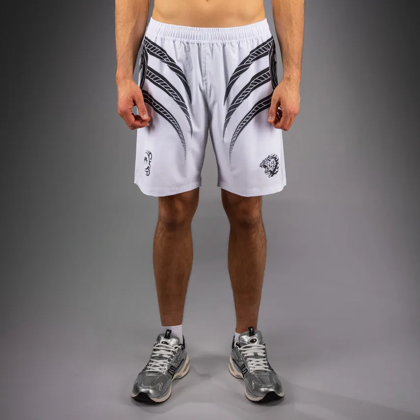venum-x-mike-tyson-tiger-trainingsshorts-optisch-wei-tiefschwarz image 1
