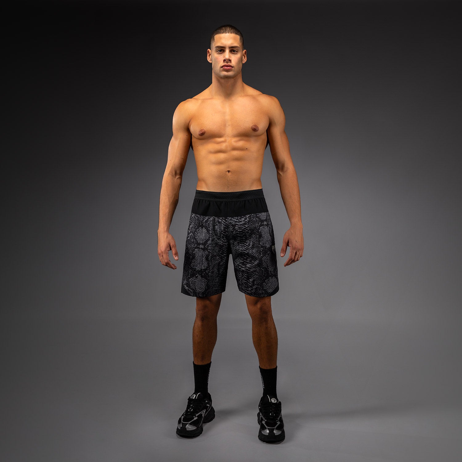 venum-g-fit-scales-trainingsshorts-herren-schwarz-anthrazitgrau image 1
