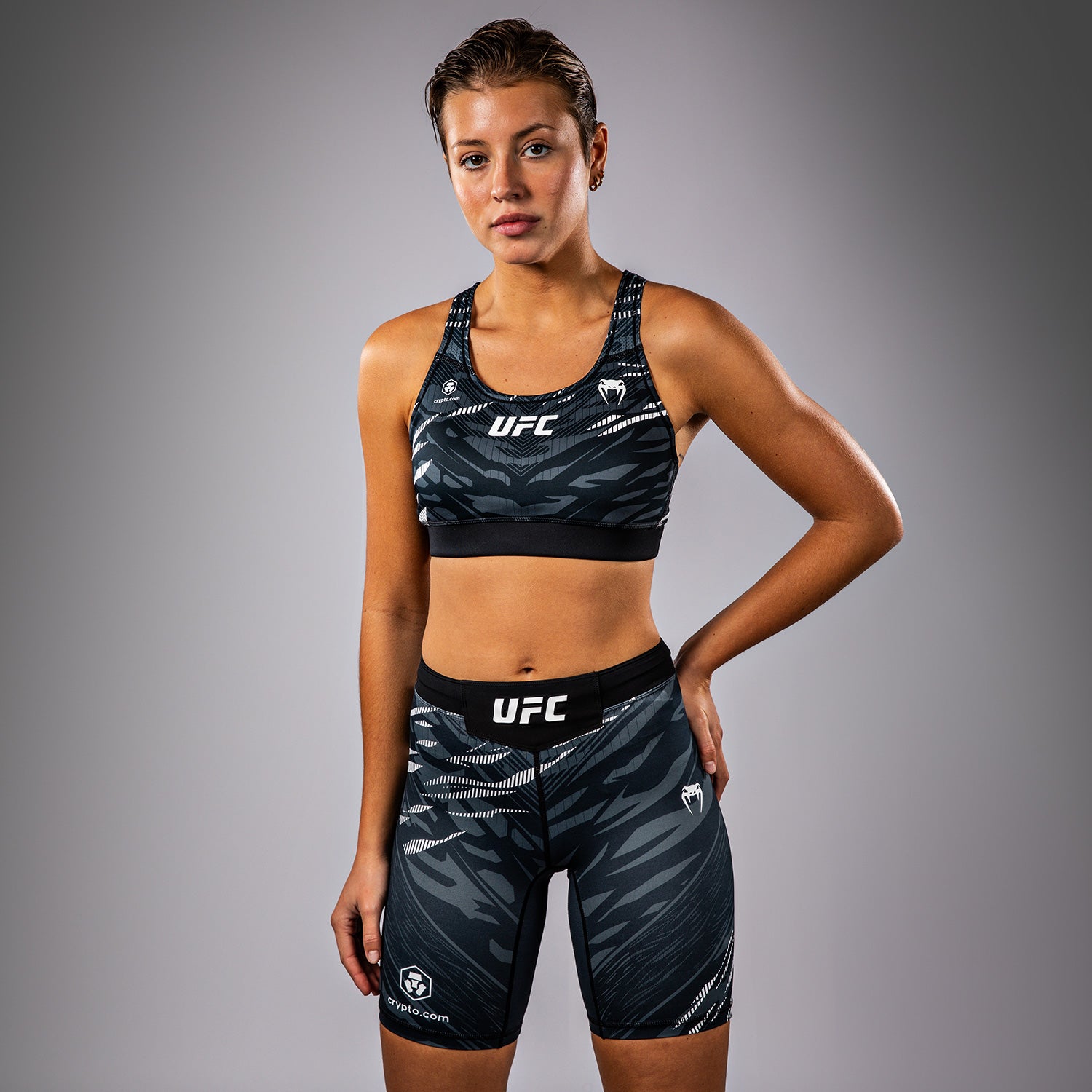 ufc-fusion-by-venum-authentic-fight-night-damen-sport-bh-schwarz image 2
