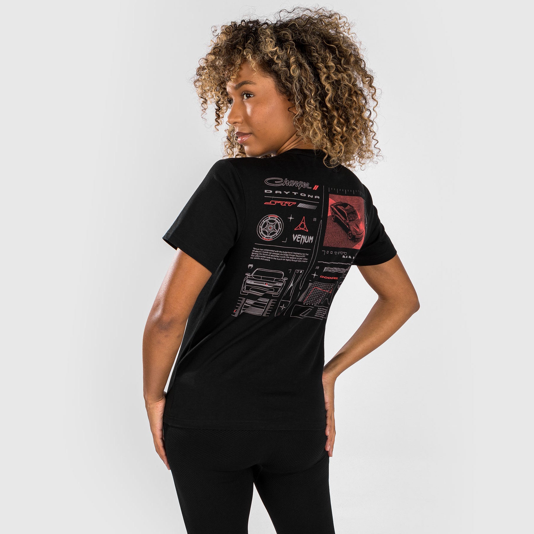 venum-x-dodge-banshee-t-shirt-f-r-frauen-schwarz image 2