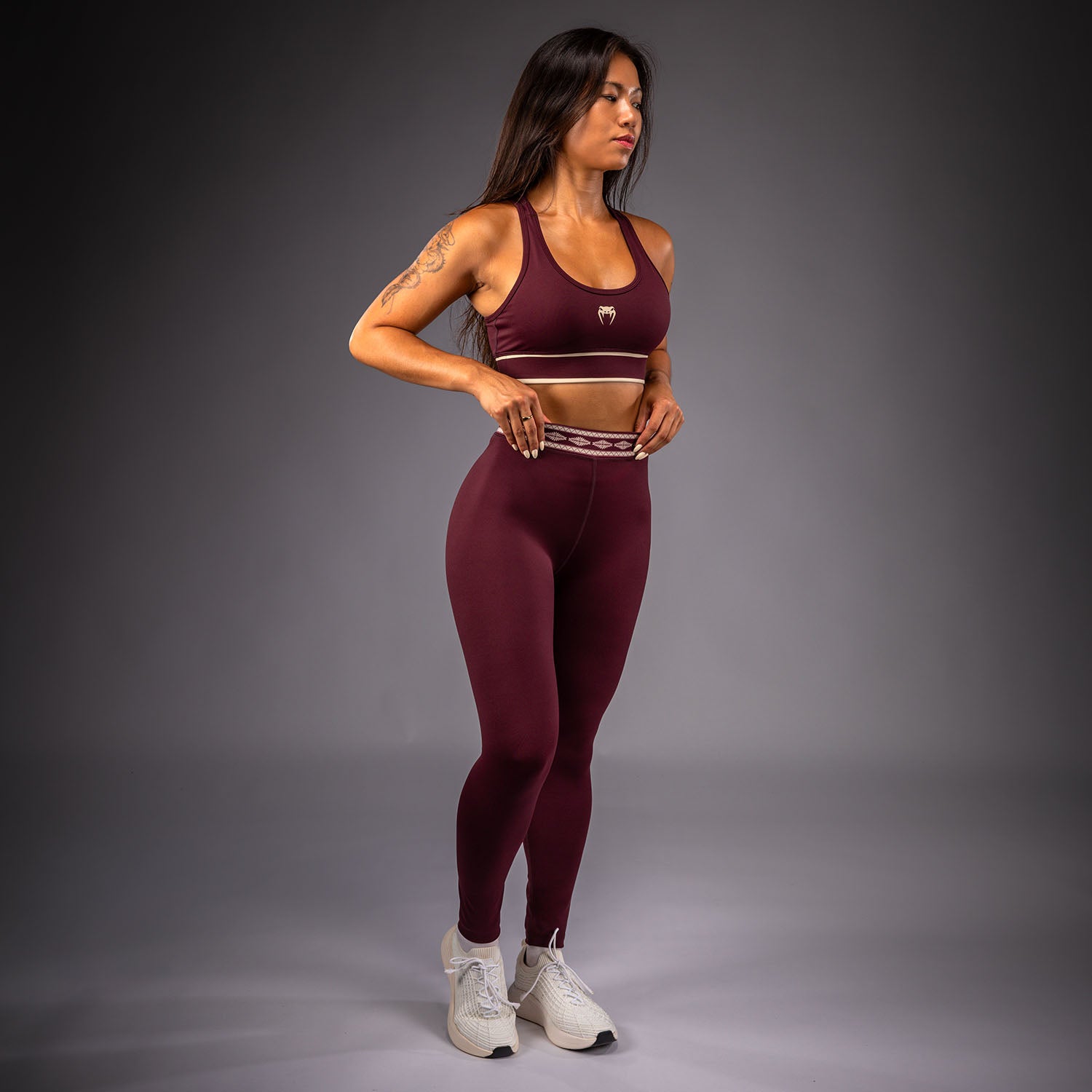 venum-talisman-leggings-damen-pflaume image 4