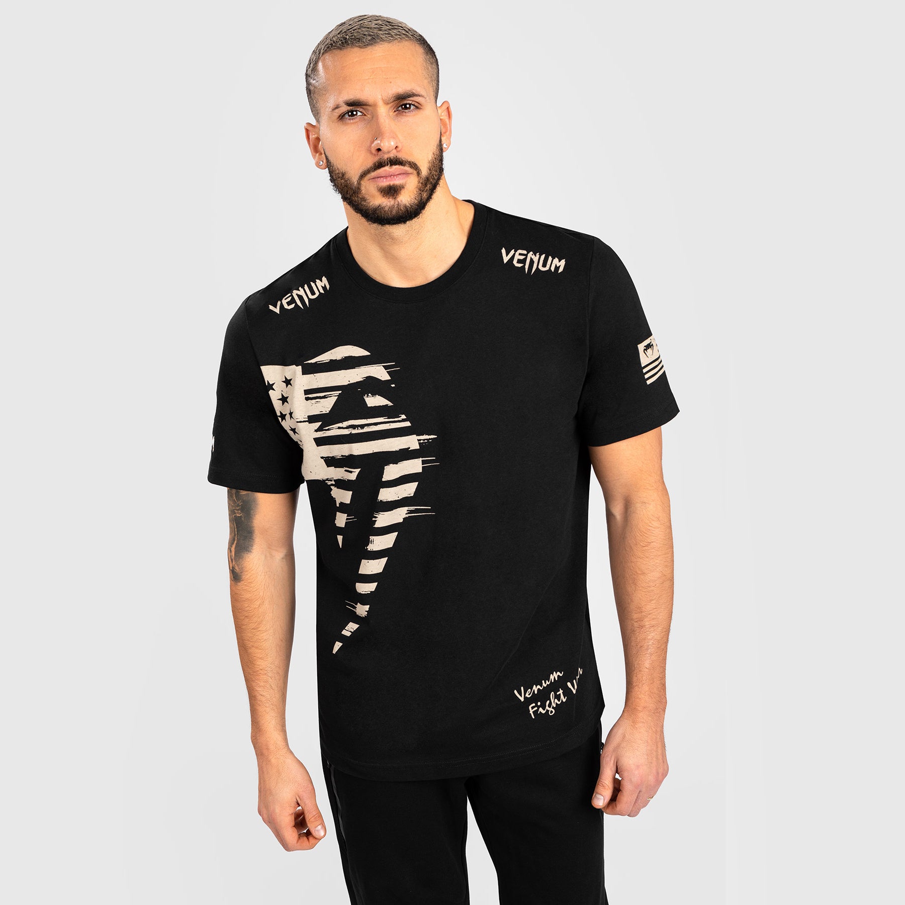 venum-giant-usa-t-shirt-regular-fit-schwarz image 2