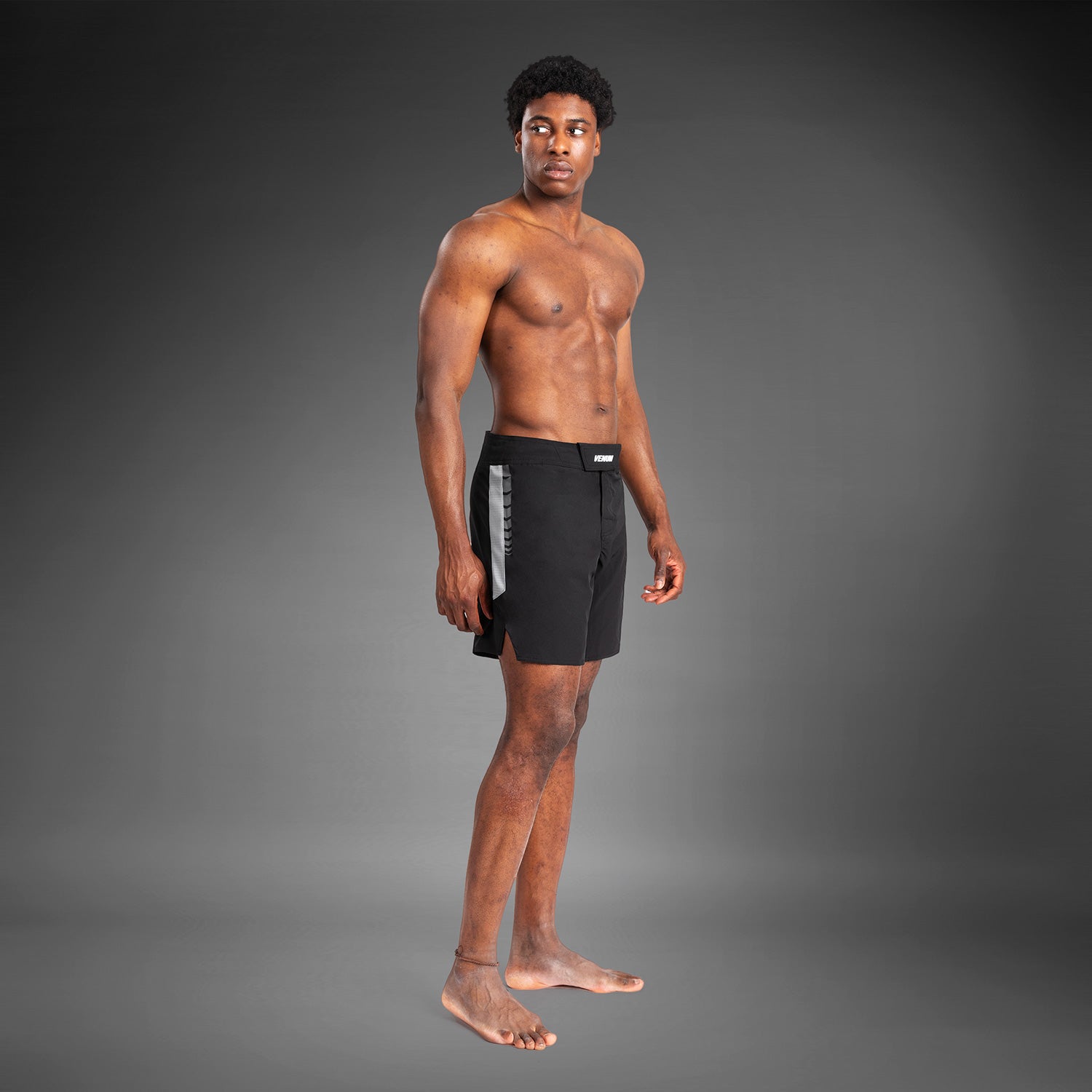 venum-tempest-herren-kampfshorts-schwarz-grau image 3