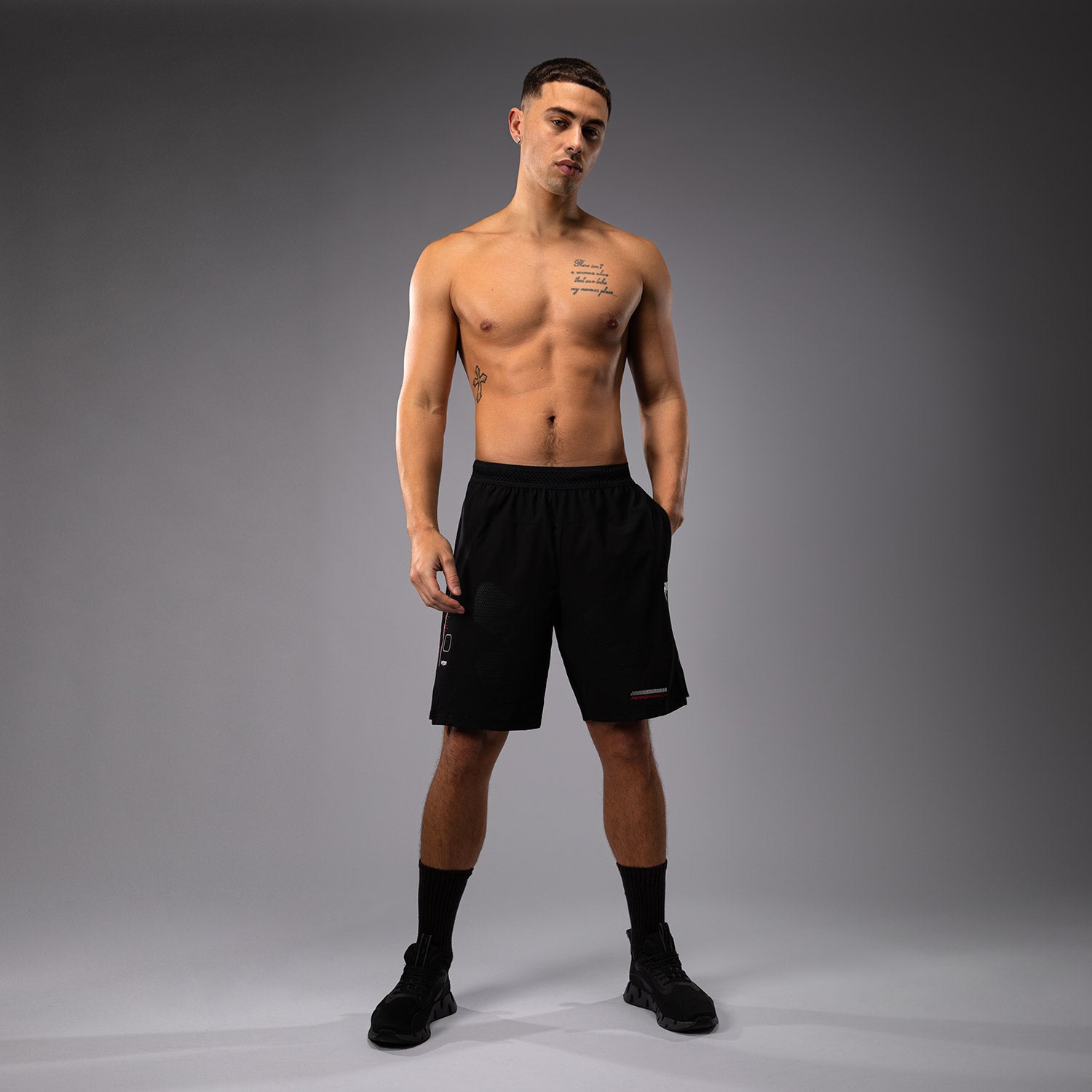 venum-tactical-xt-trainingsshorts-schwarz-feuerrot-f-r-herren image 2