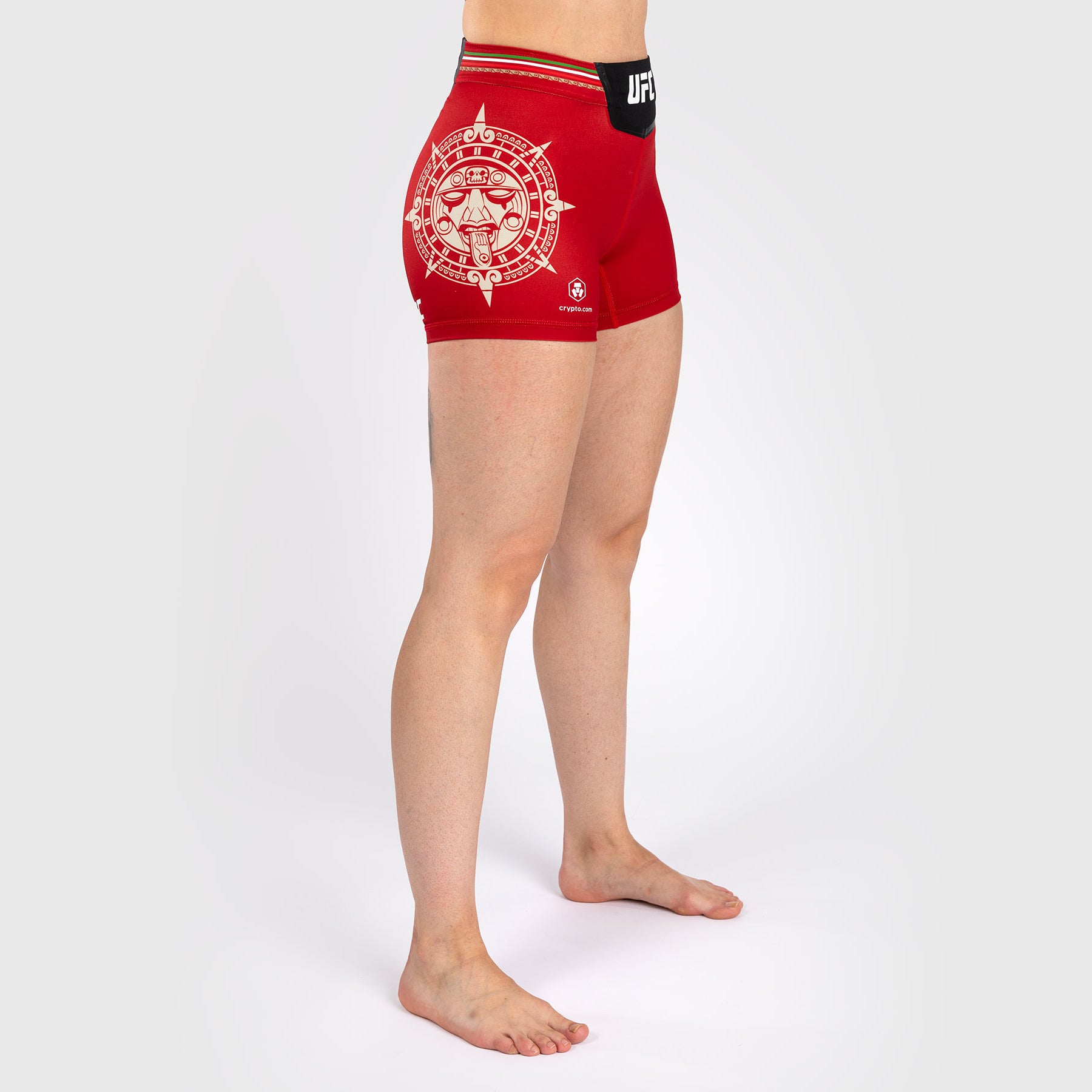 venum-noche-ufc-authentic-fight-night-vale-tudo-shorts-damen-kurze-passform-rot image 3
