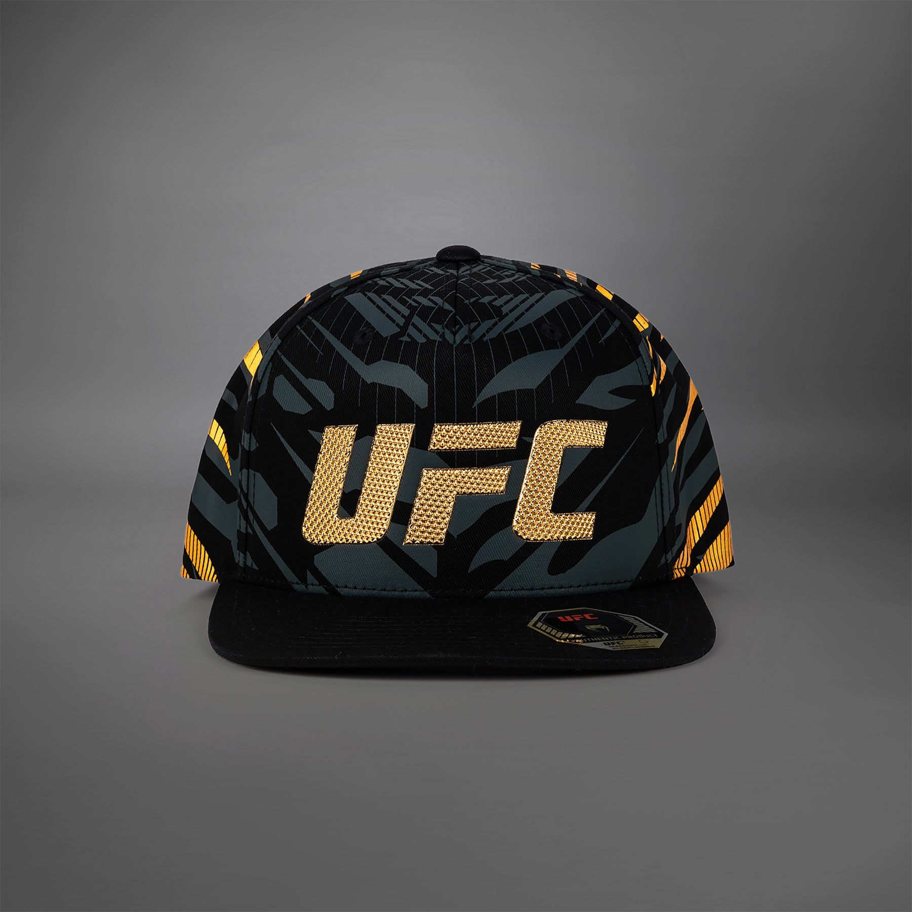 ufc-fusion-by-venum-authentic-fight-night-sport-cap-champion-schwarz-gold image 3