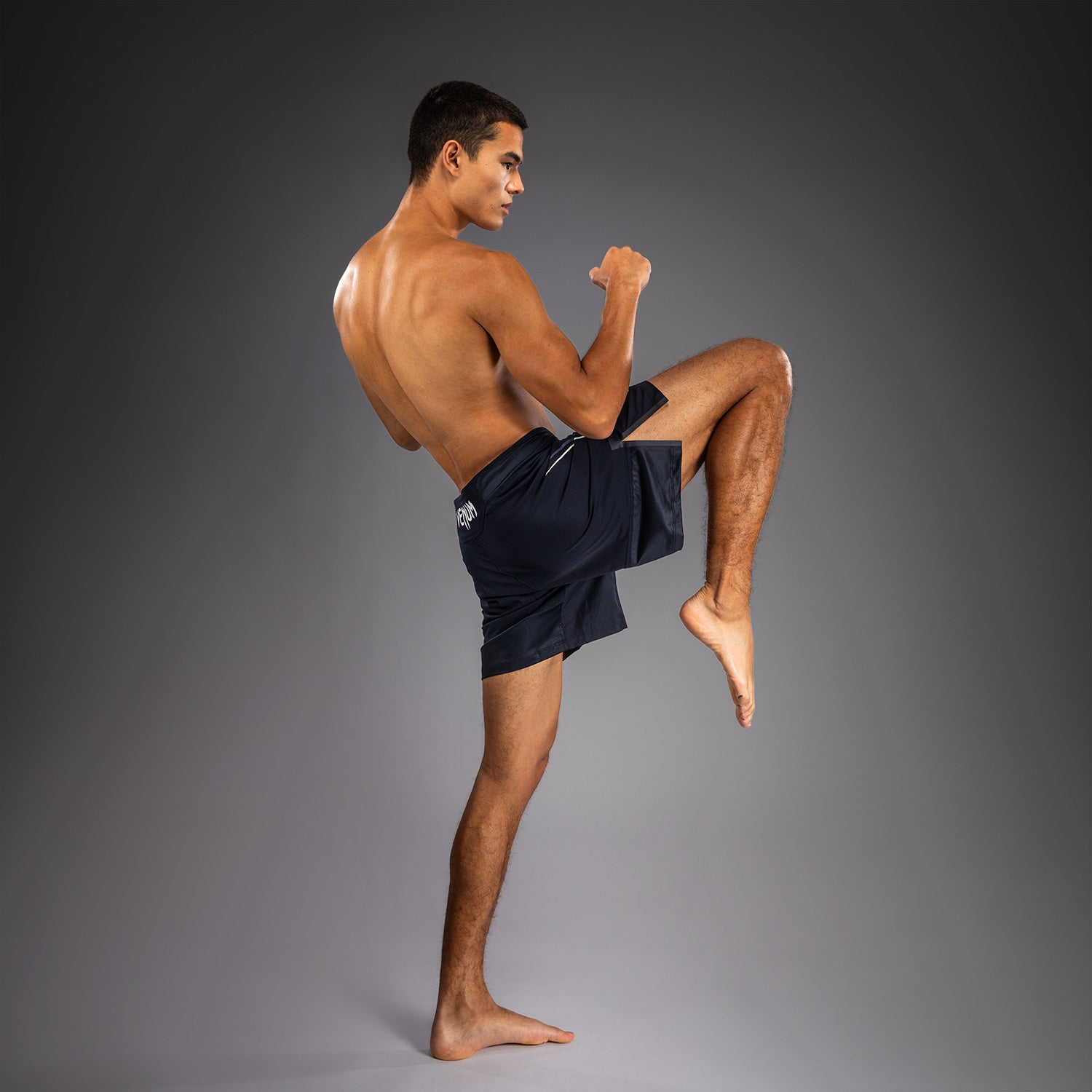 venum-g-core-fightshorts-marineblau-wei image 5