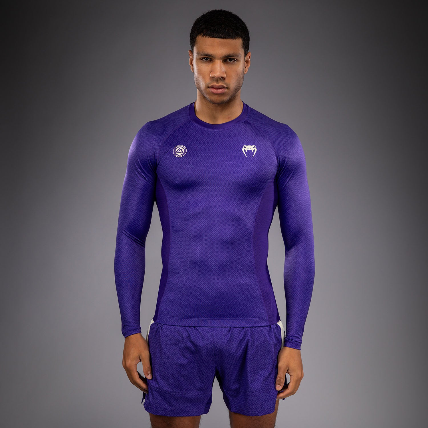 venum-x-roger-gracie-academy-langarm-rashguard-lila image 1