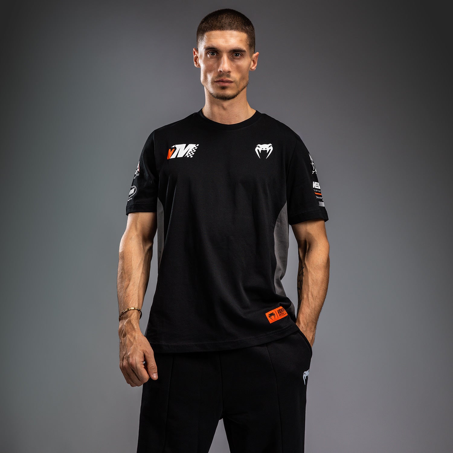 venum-motorsport-t-shirt-tiefschwarz image 1