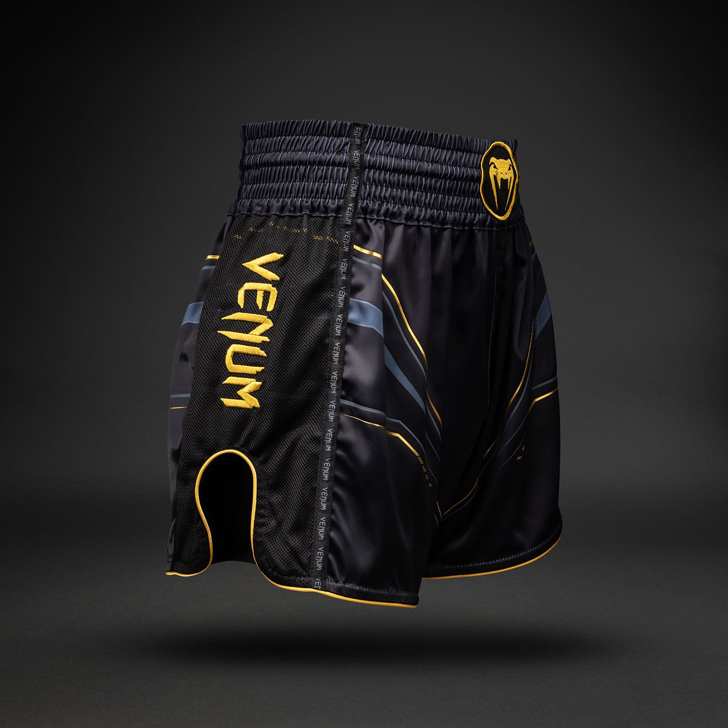 venum-streamline-muay-thai-shorts-schwarz-gold image 3