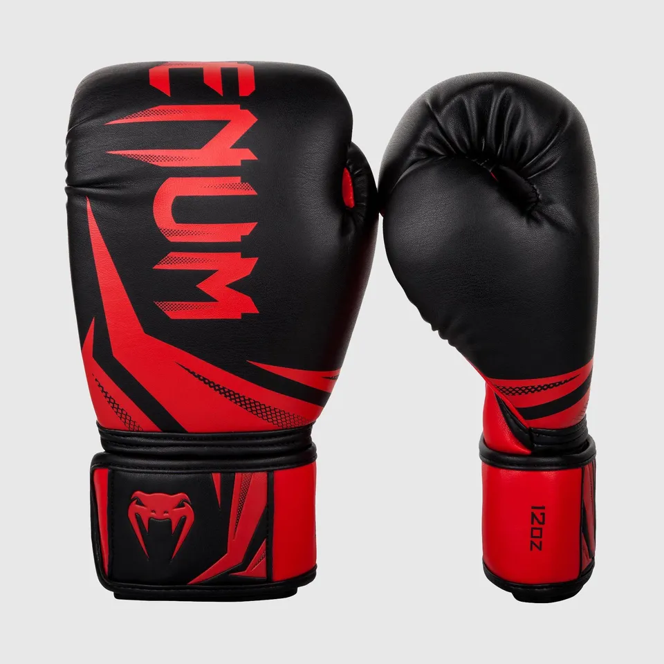 venum-challenger-3-0-boxhandschuhe-schwarz-rot image 1