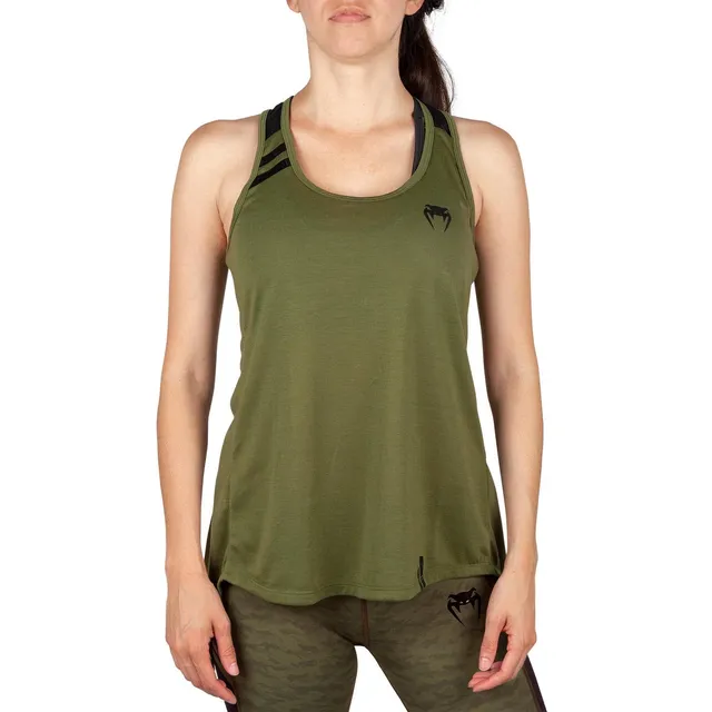 venum-power-2-0-rmelloses-shirt-damen-khaki-schwarz image 1