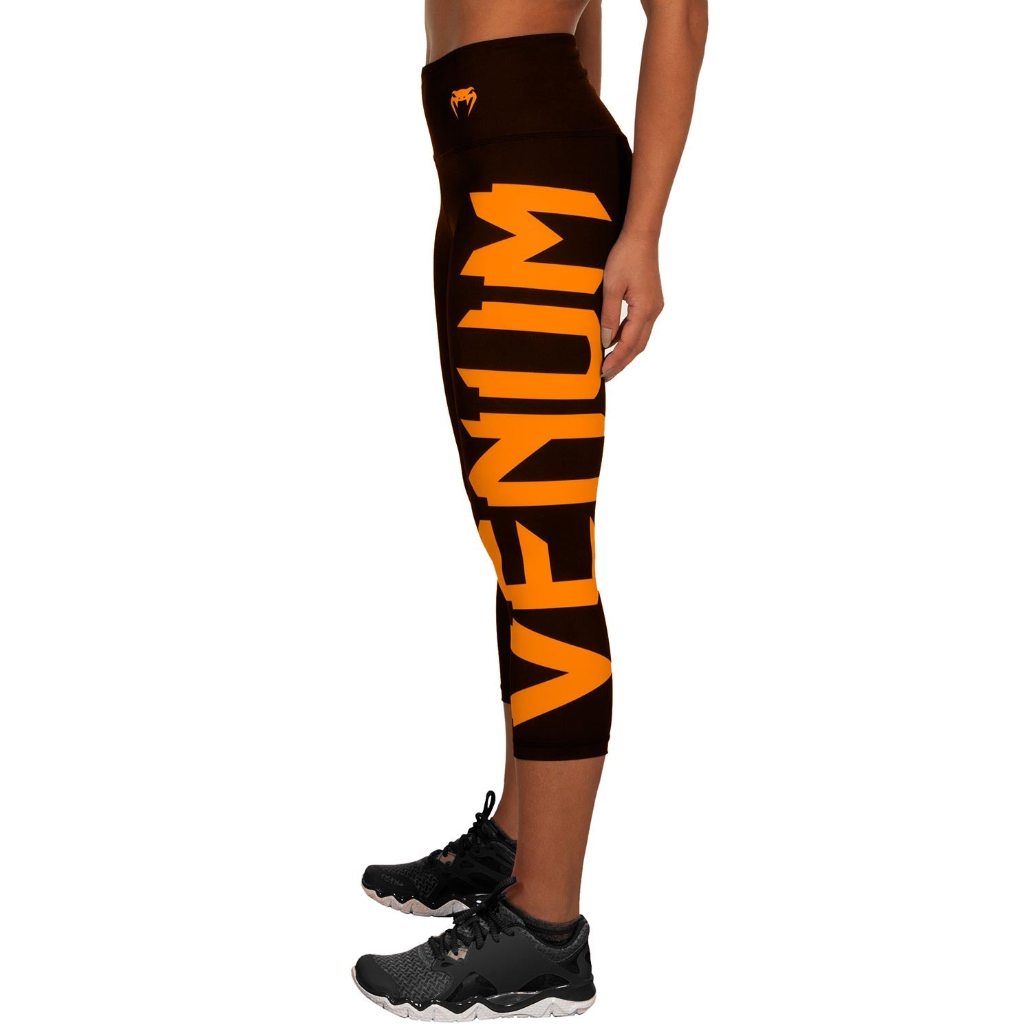 venum-giant-kurze-leggings-crops-schwarz-orange image 4