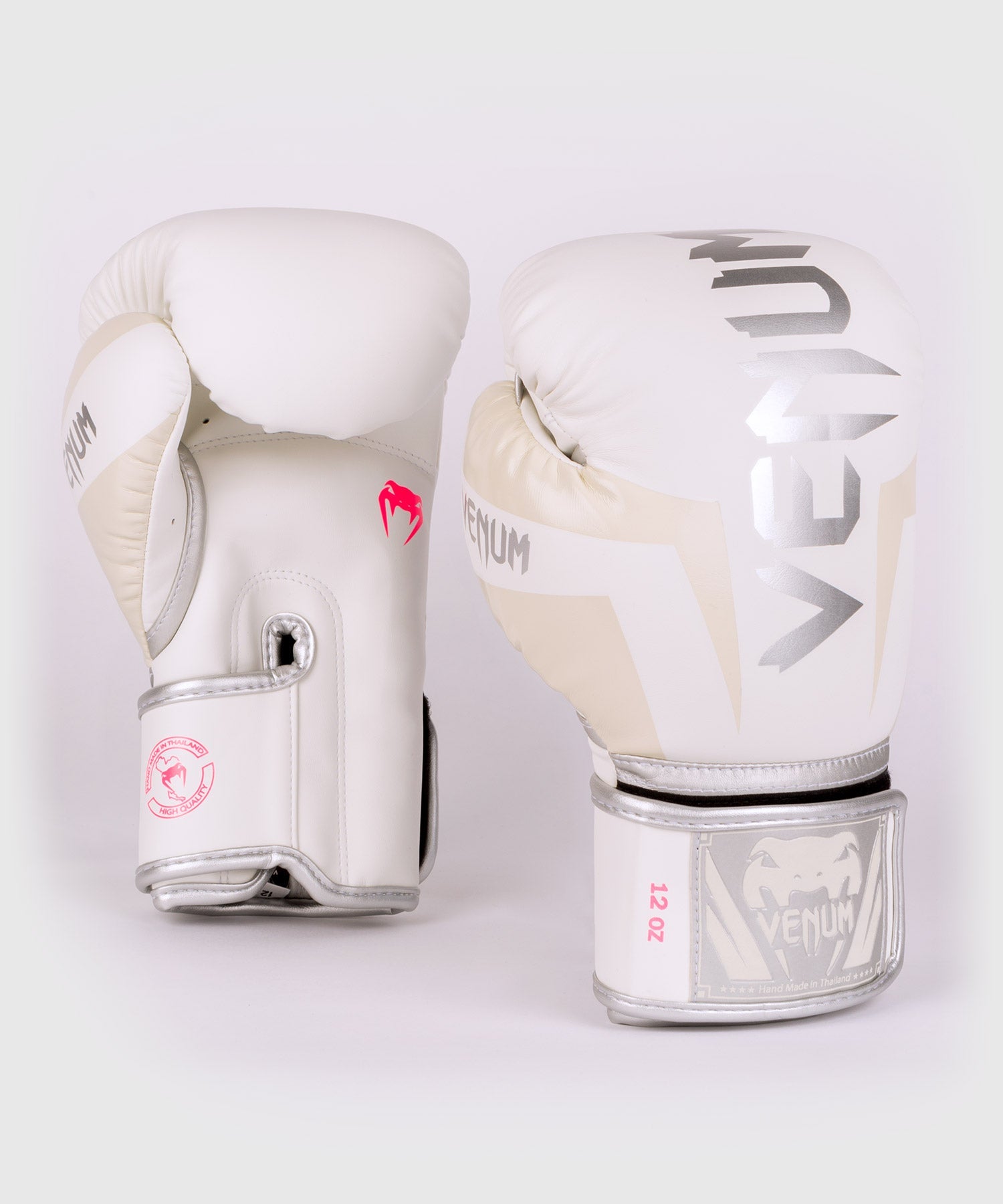 venum-elite-boxhandschuhe-wei-silber-rosa image 2