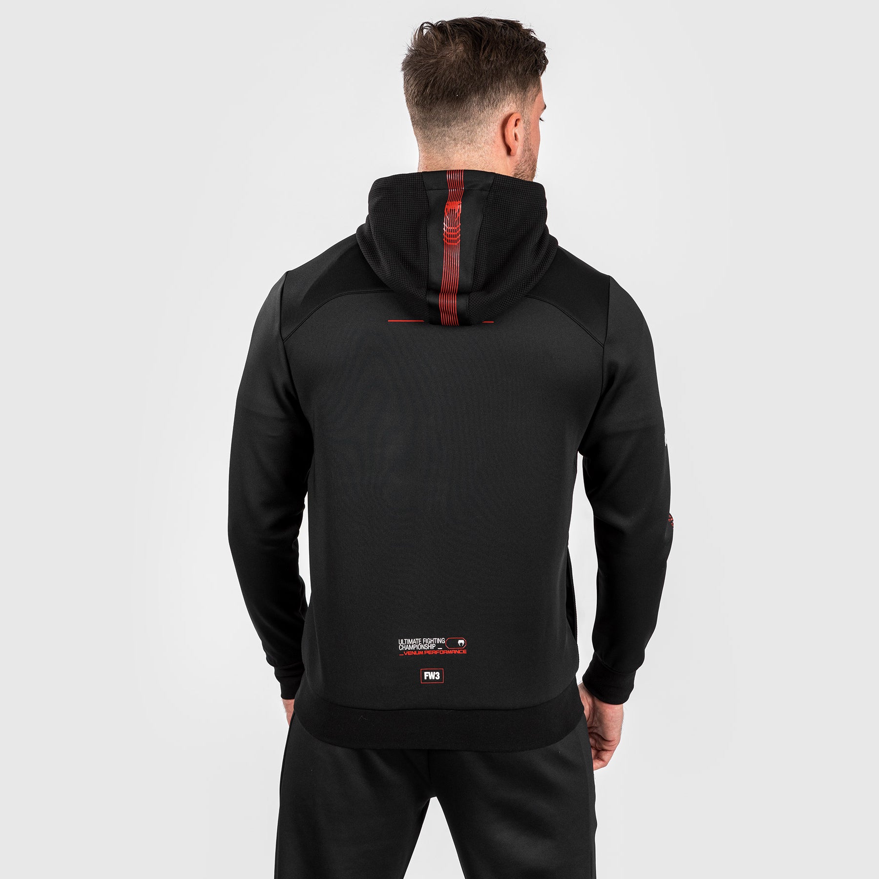 ufc-adrenaline-by-venum-fight-week-zip-hoodie-herren-schwarz image 2
