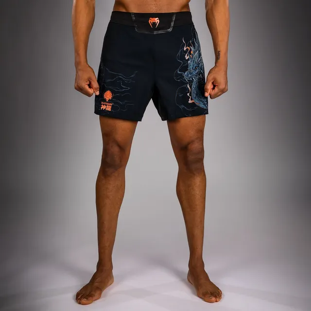 venum-thunder-dragon-fightshorts-herren-schwarz-grau-kupfer image 1