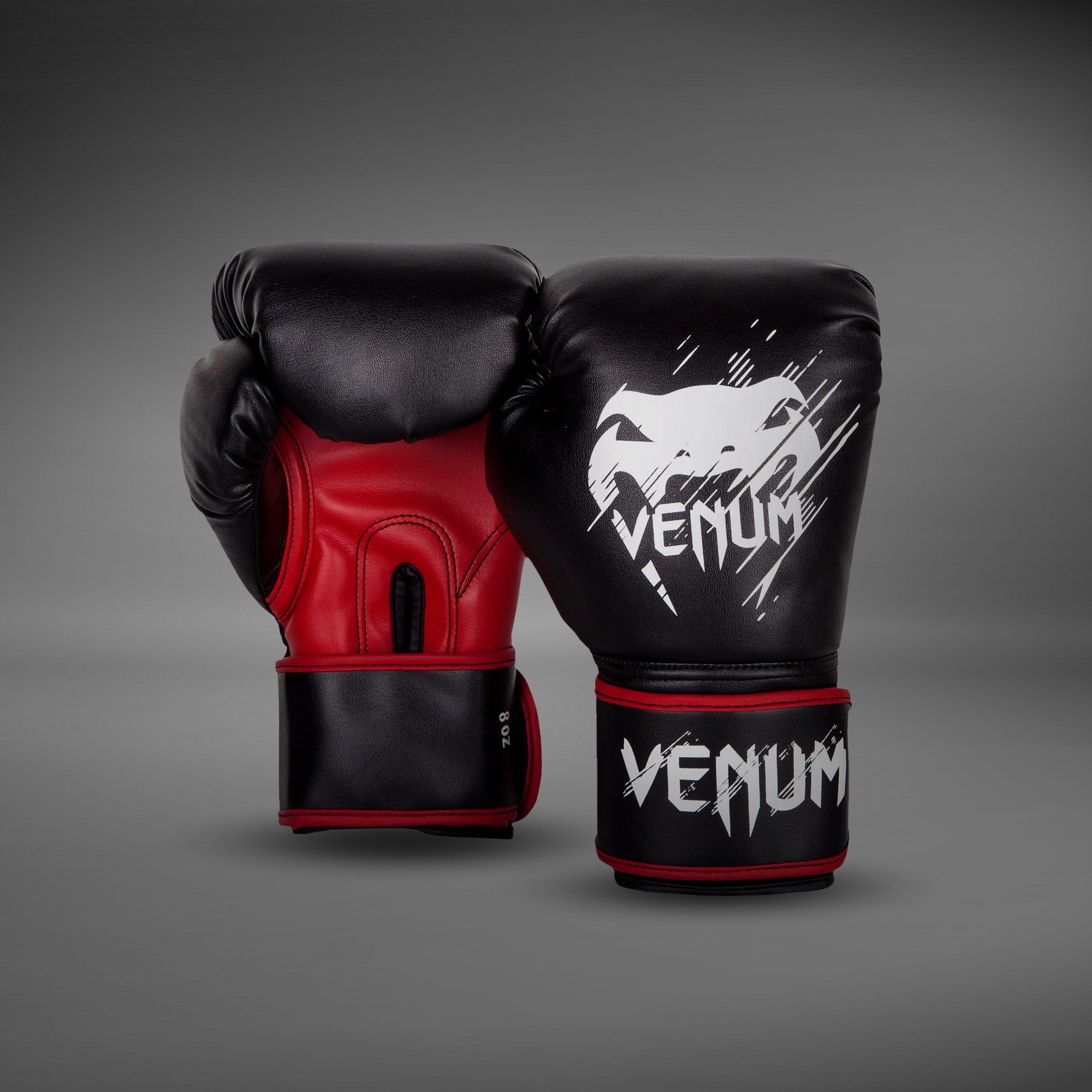 venum-contender-kids-boxhandschuhe-schwarz-rot image 1