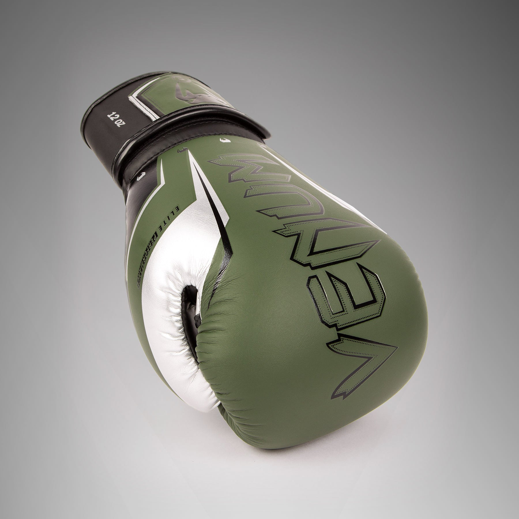 venum-elite-evo-boxhandschuhe-khaki-silber image 4