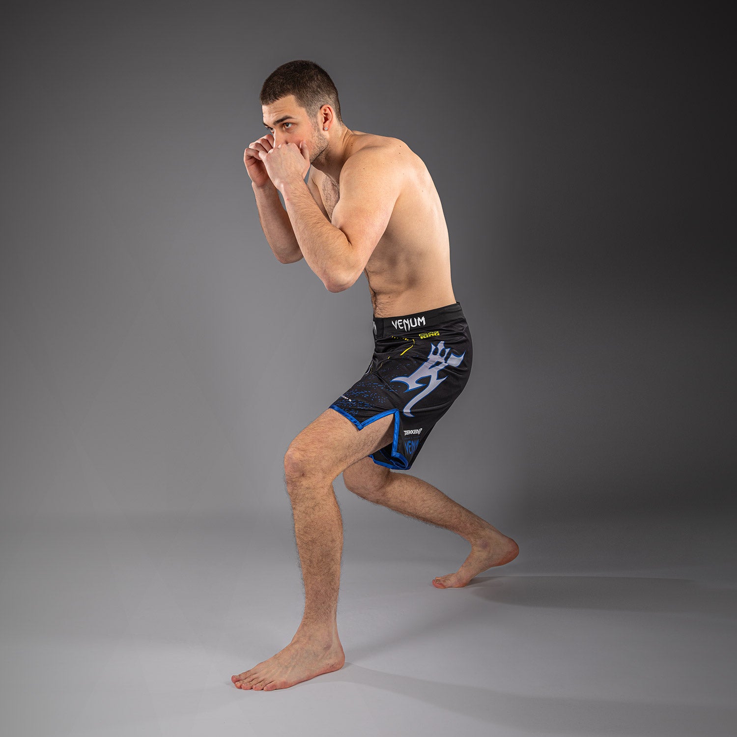venum-x-tekken-8-king-fightshorts-schwarz-gelb image 5