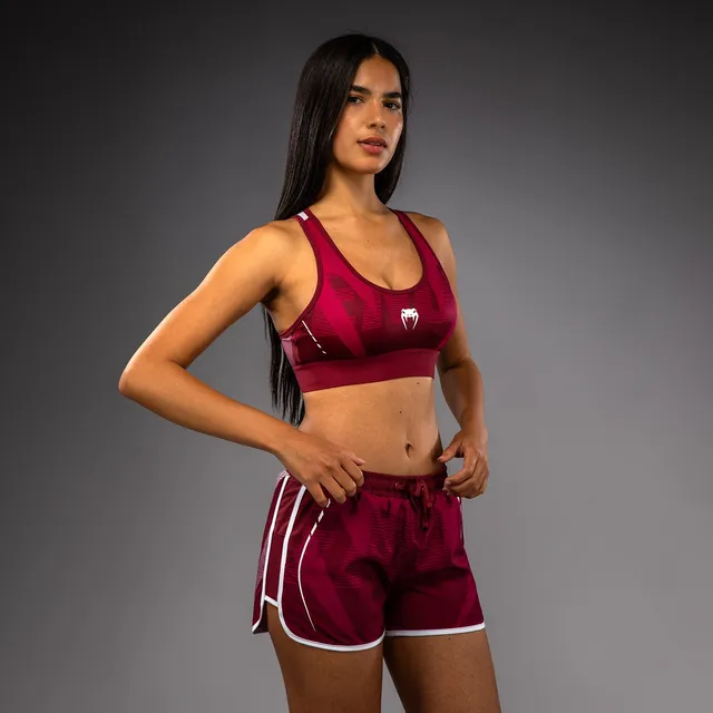 venum-adrenaline-damen-sport-bh-burgunder-rosa image 1