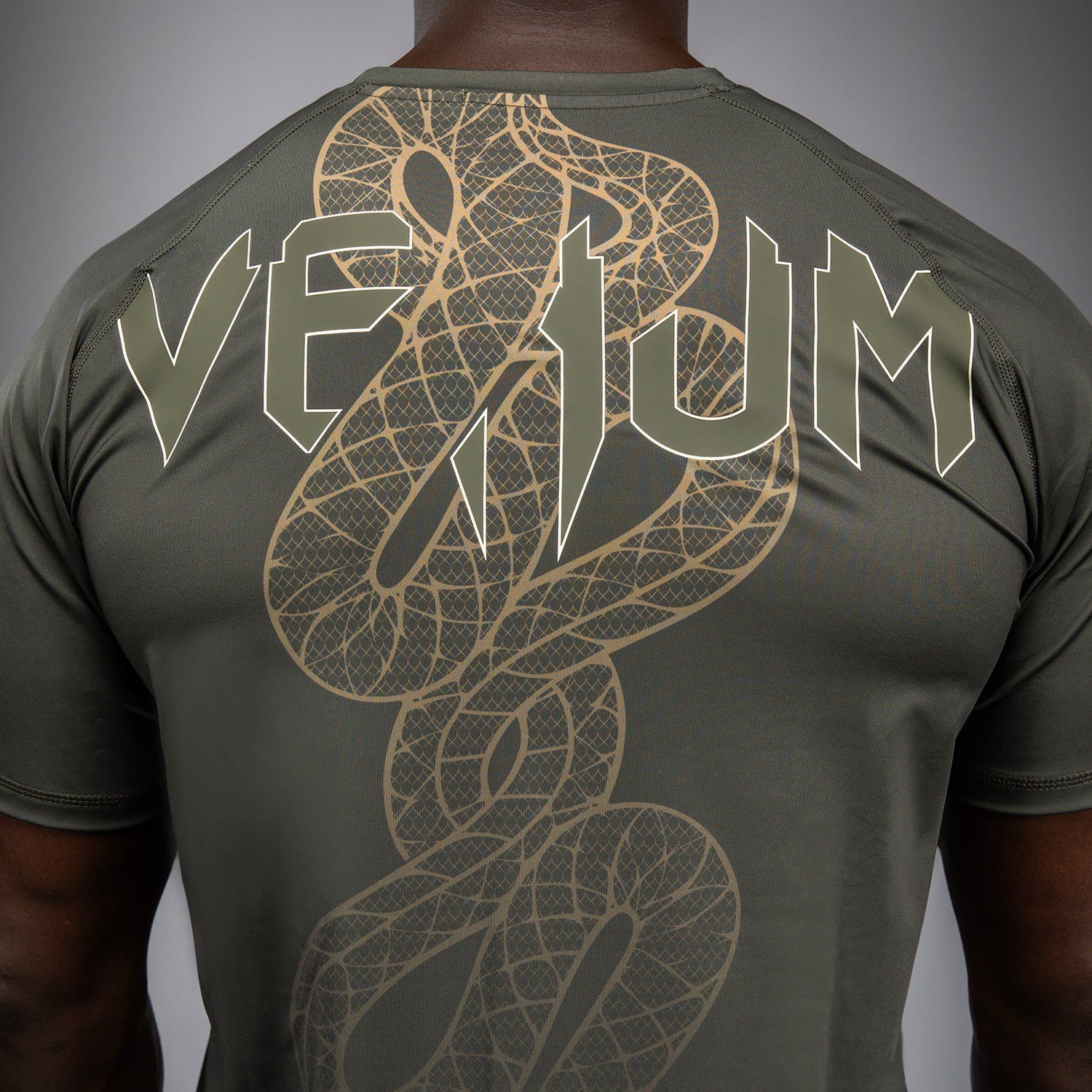 venum-serpenti-dry-tech-t-shirt-khaki-bronze-ivory image 5