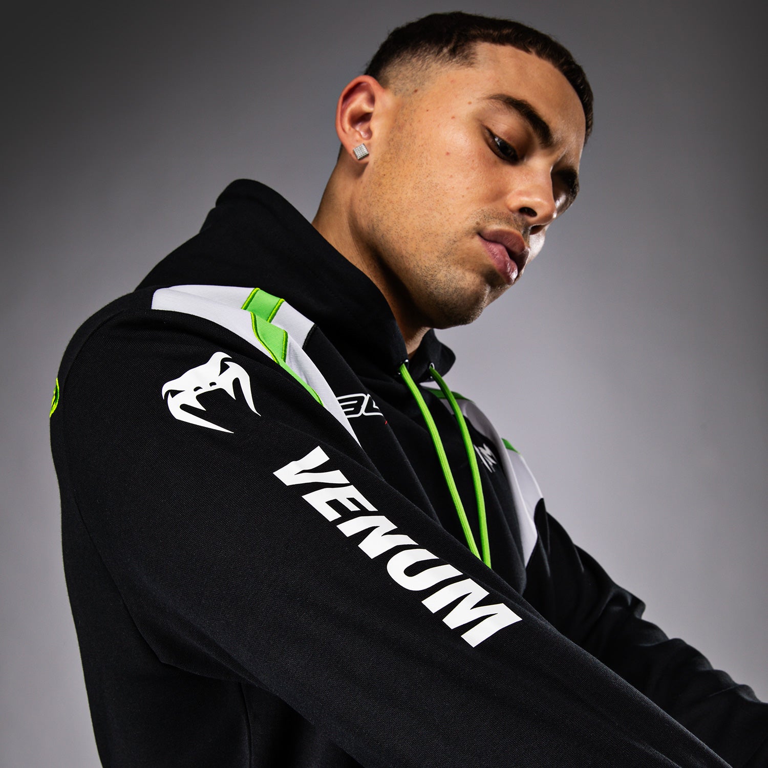 venum-x-bud-racing-hoodie-herren-schwarz-wei-limettengr-n image 6