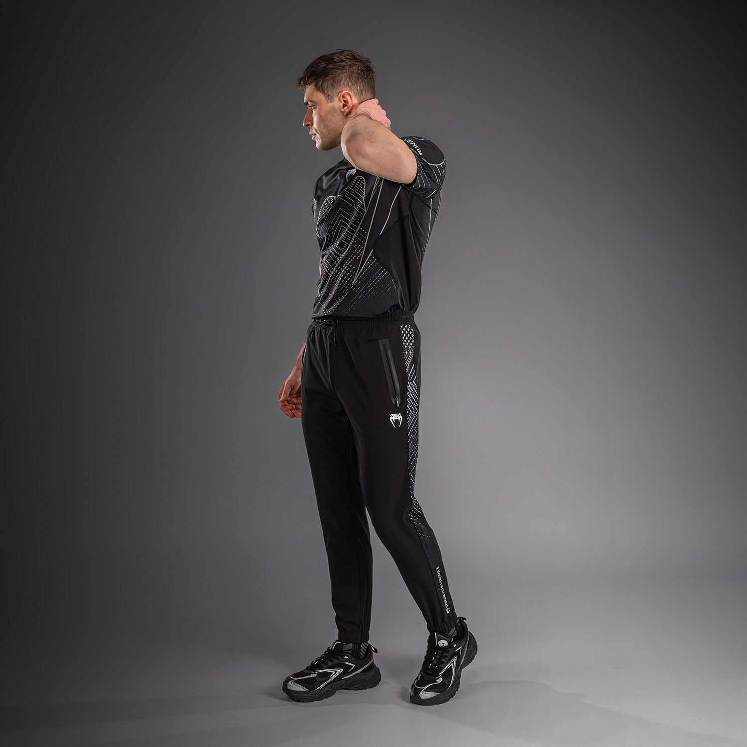 venum-midnight-fury-jogginghose-schwarz-grau-silber-herren image 3