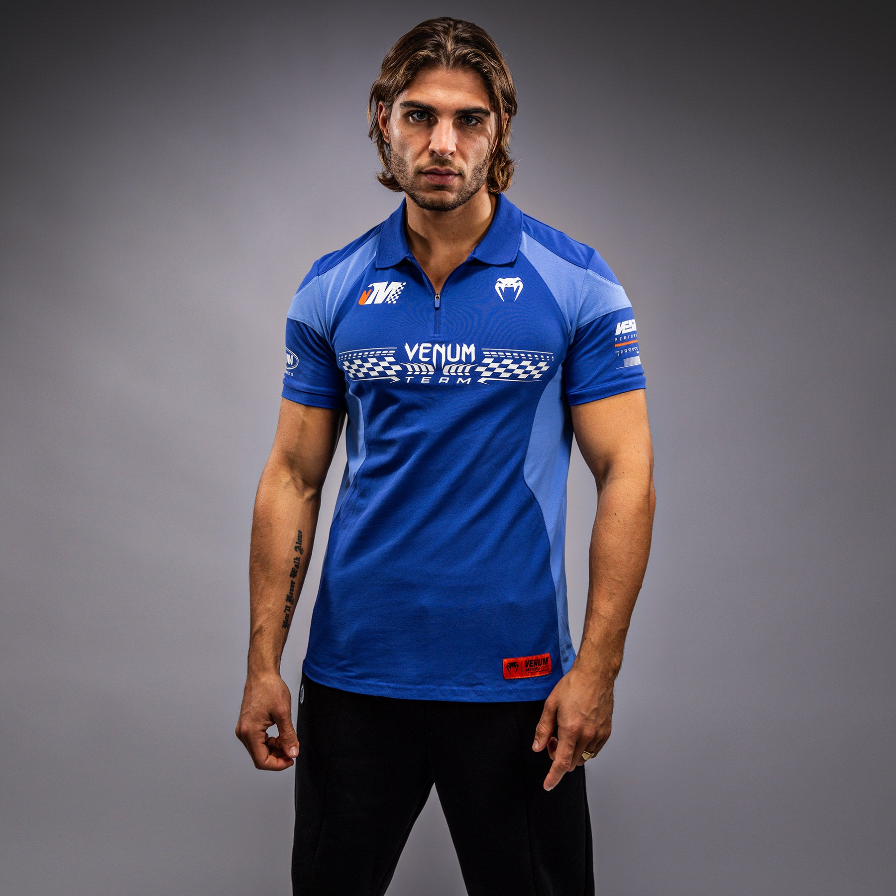 venum-motorsport-baumwoll-polo-k-nigsblau image 2