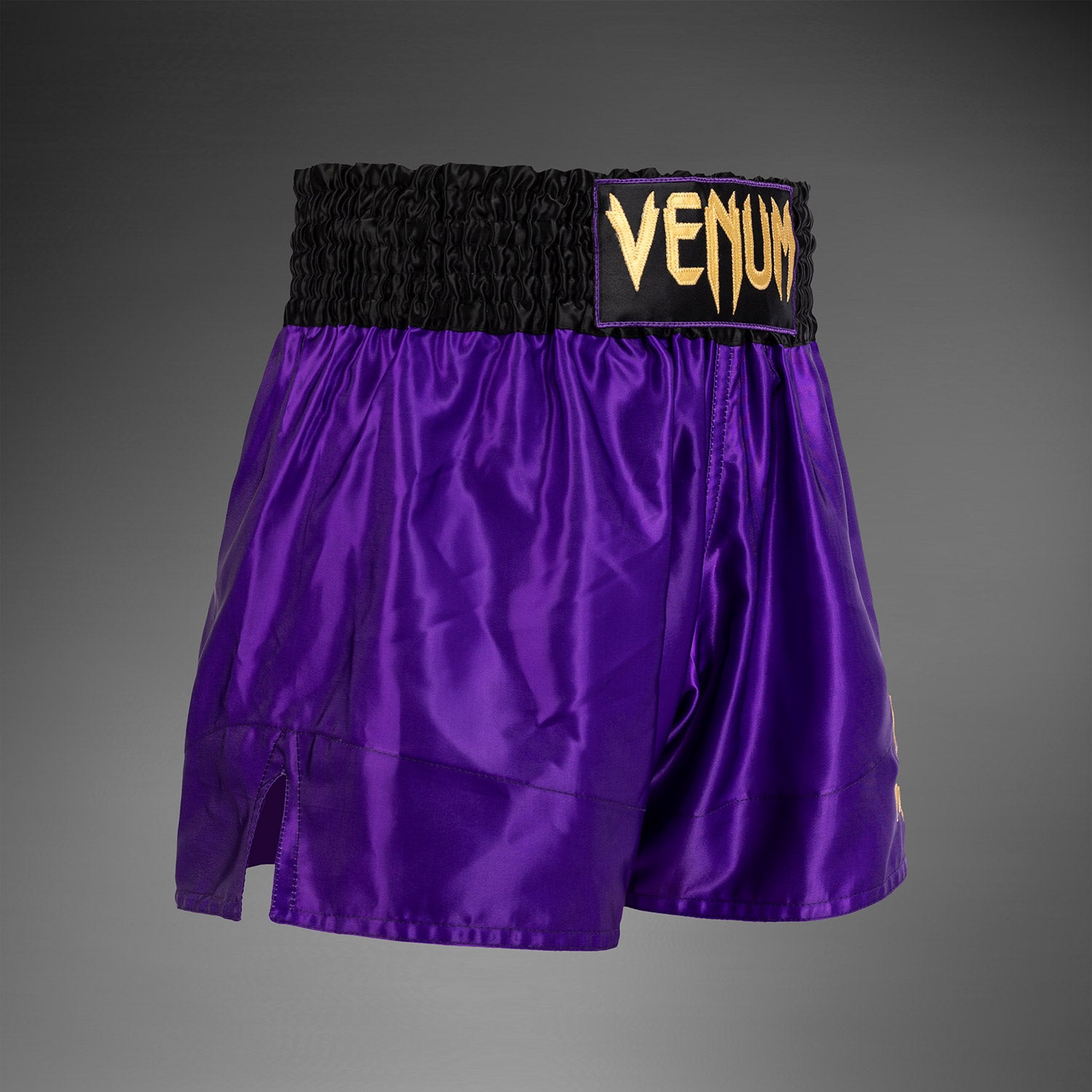 venum-classic-muay-thai-shorts-dunkel-lila image 4