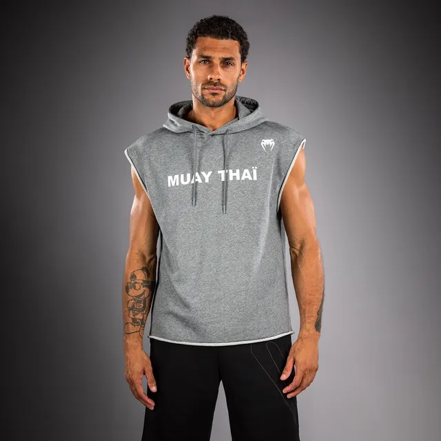 venum-muay-thai-vt-rmelloser-hoodie-herren-meliert-grau image 1