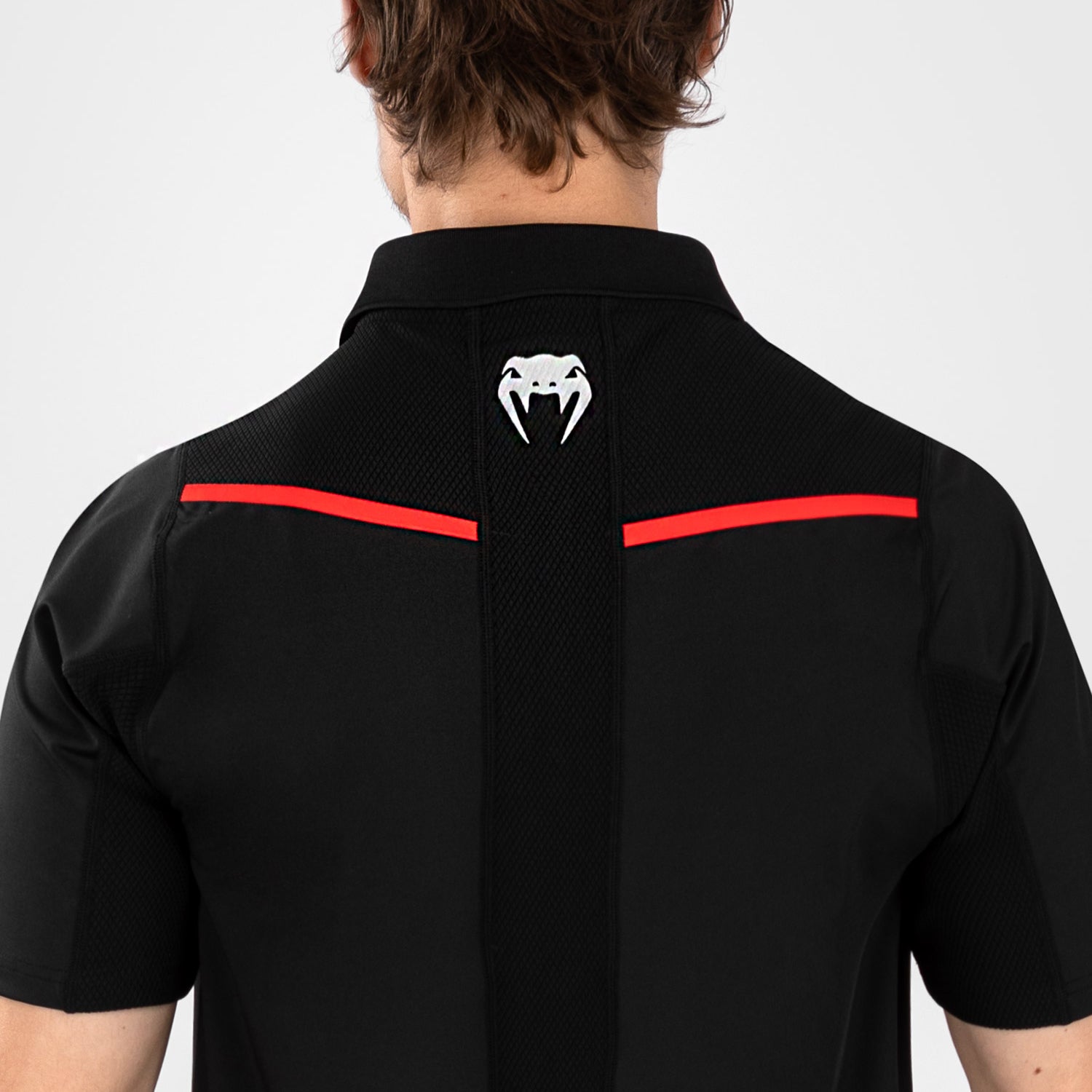 venum-ufc-performance-institute-2-0-poloshirt-f-r-m-nner-schwarz-rot image 5