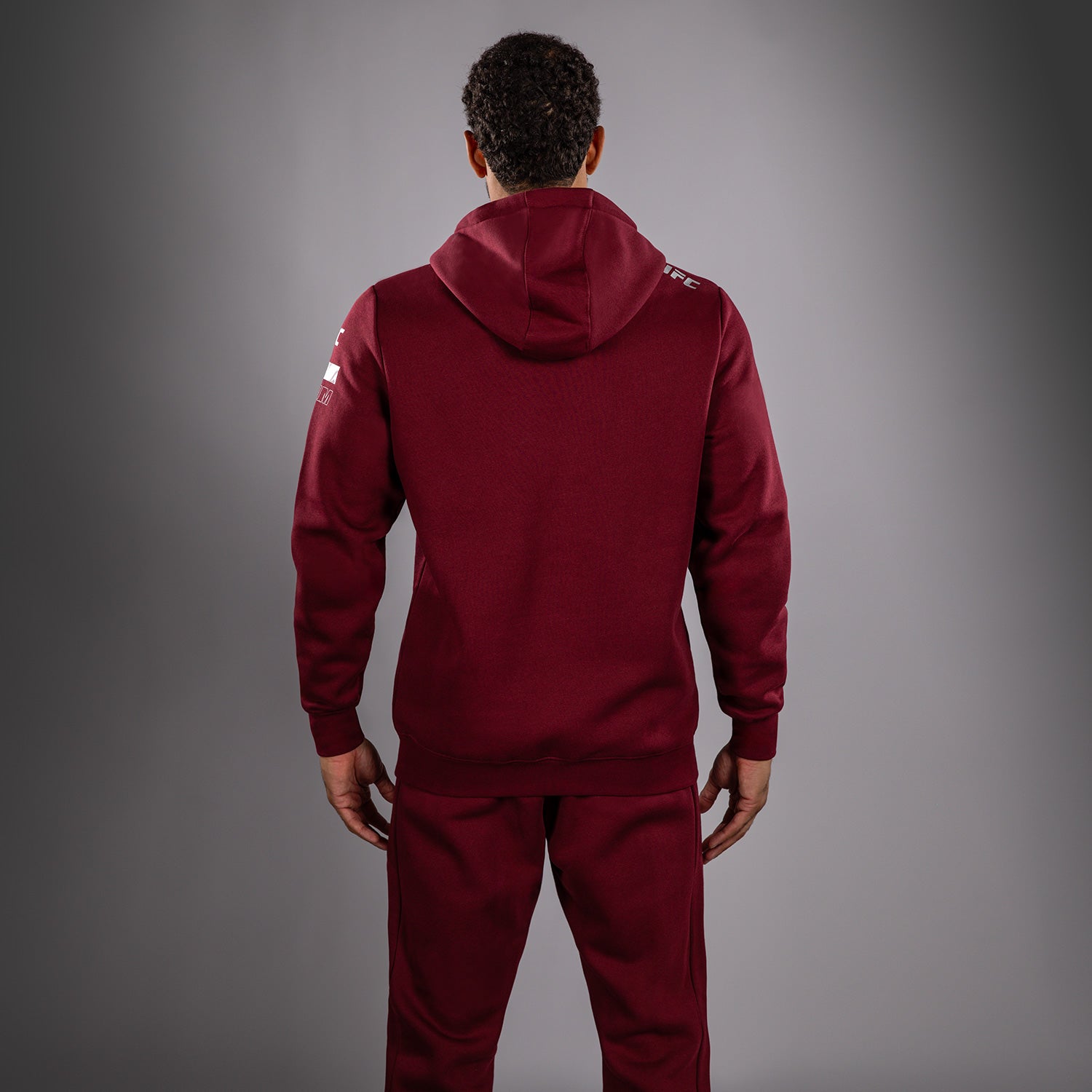 ufc-zenith-by-venum-authentic-fight-week-pullover-hoodie-herren-burgunderrot image 3