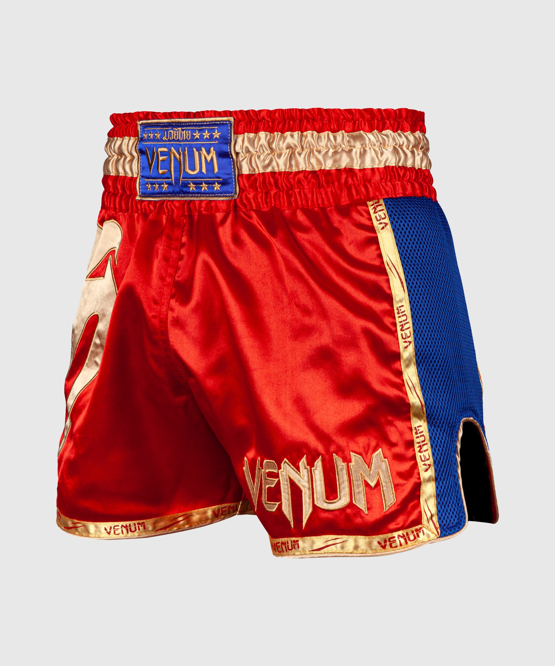 venum-giant-muay-thai-shorts-herren-gold-rot image 3