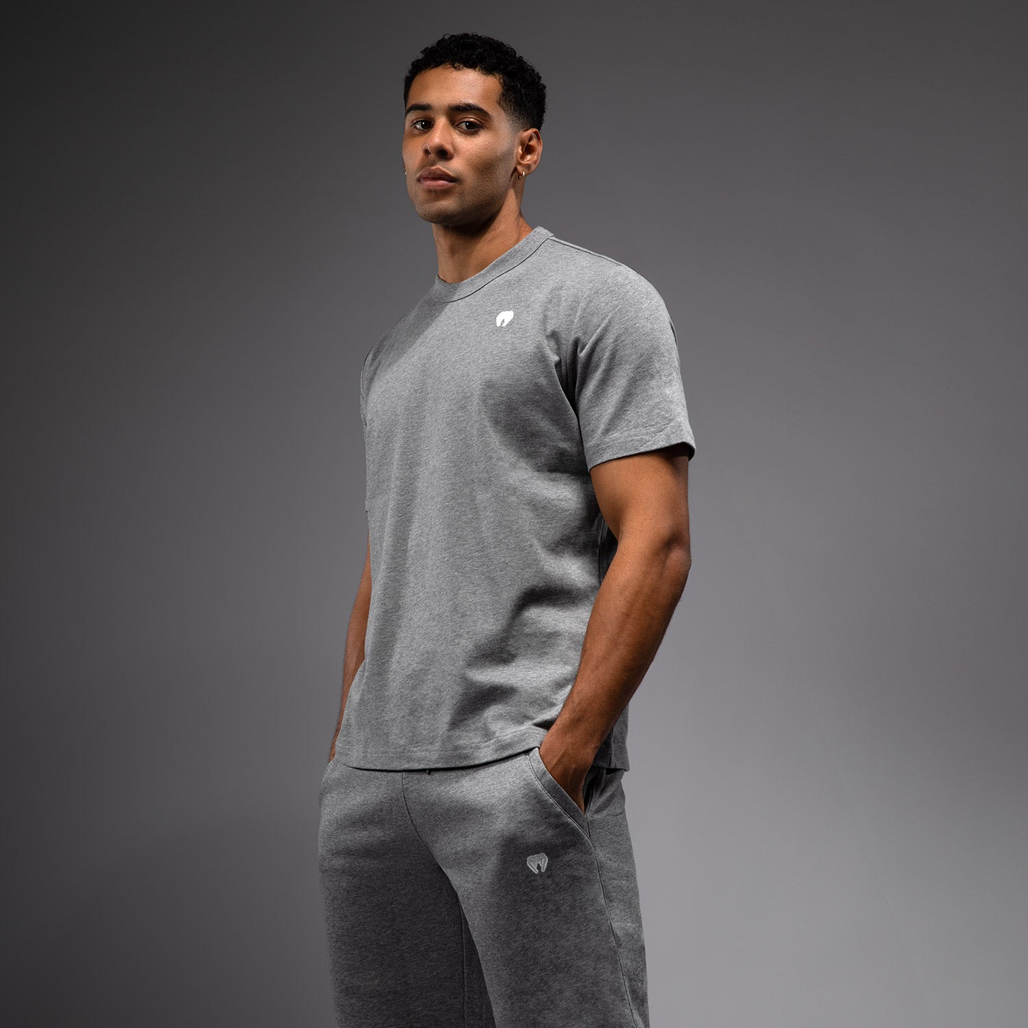 venum-silent-power-t-shirt-herren-cloudy-grey image 2