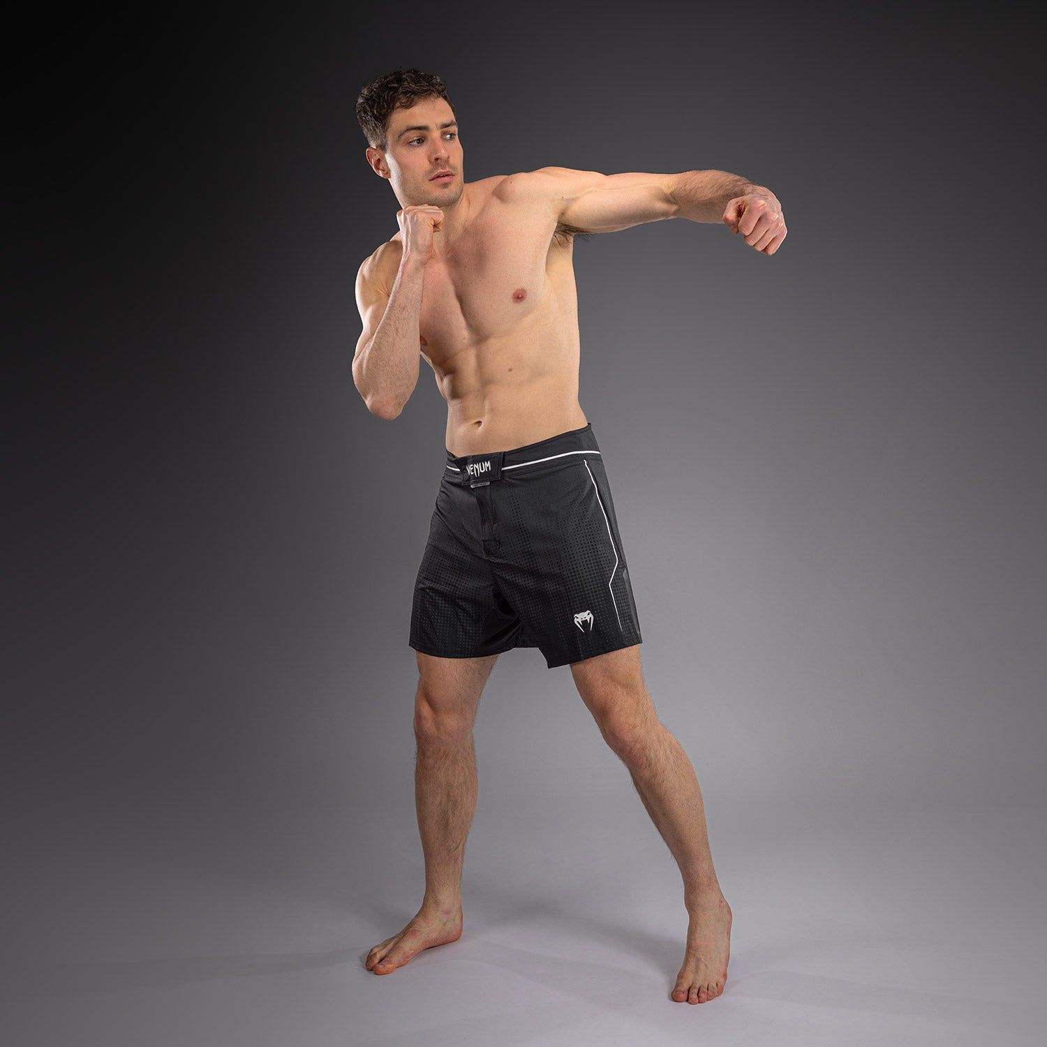 venum-stealth-fightshorts-schwarz-wei image 2