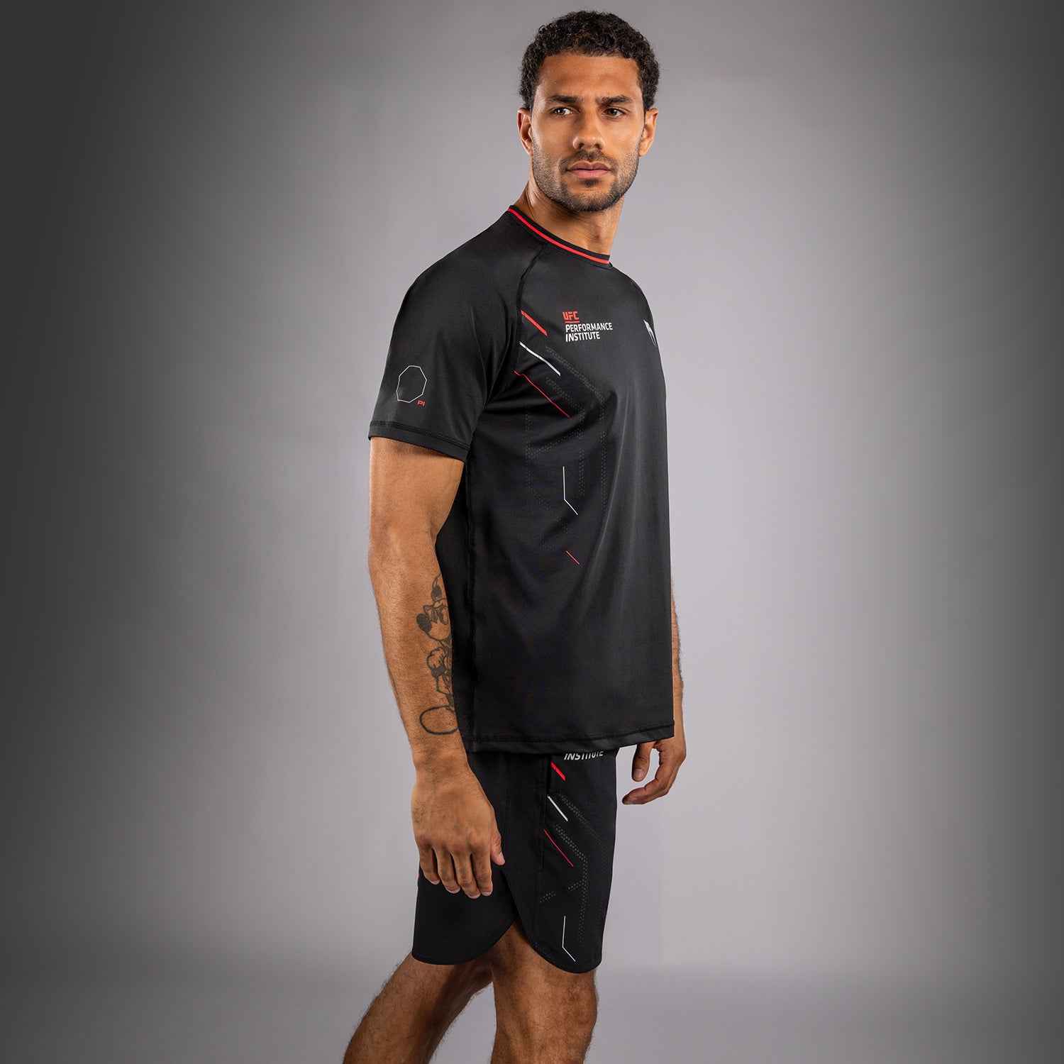 venum-ufc-pi-3-0-dry-tech-t-shirt-schwarz image 2