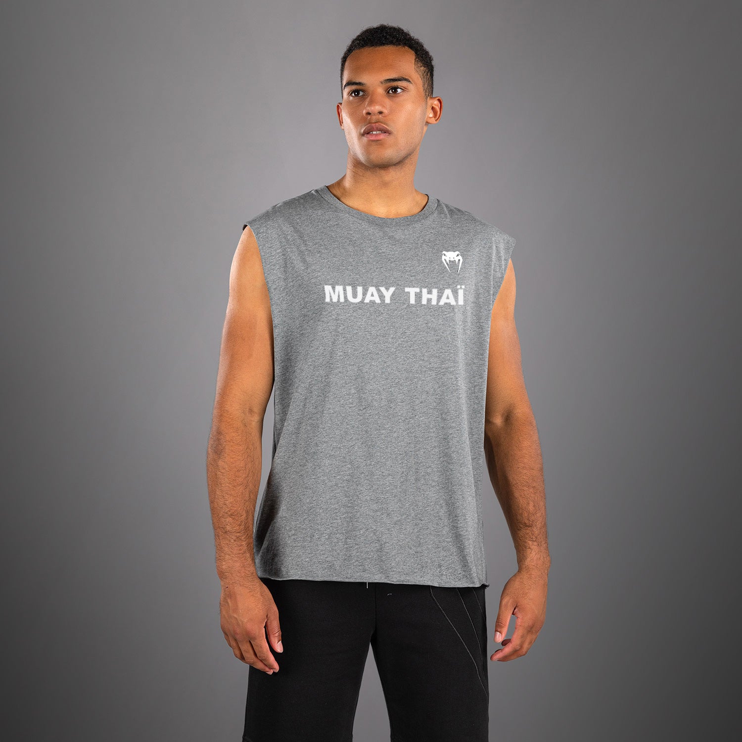 venum-muay-thai-vt-t-shirt-herren-hellgrau image 1