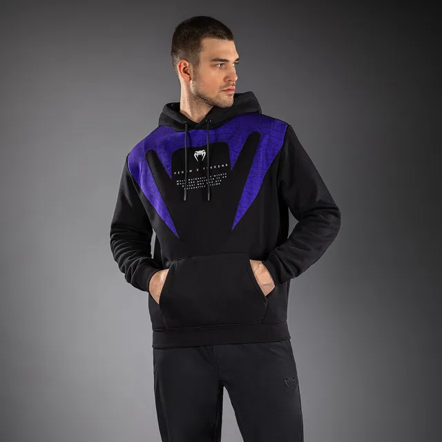 venum-x-tekken-8-kapuzenpullover-kazuya-schwarz-lila image 1