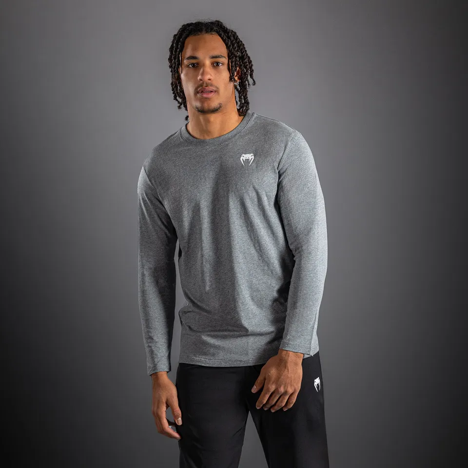 venum-lineup-langarm-t-shirt-f-r-herren-m-lange-grau-wei image 1