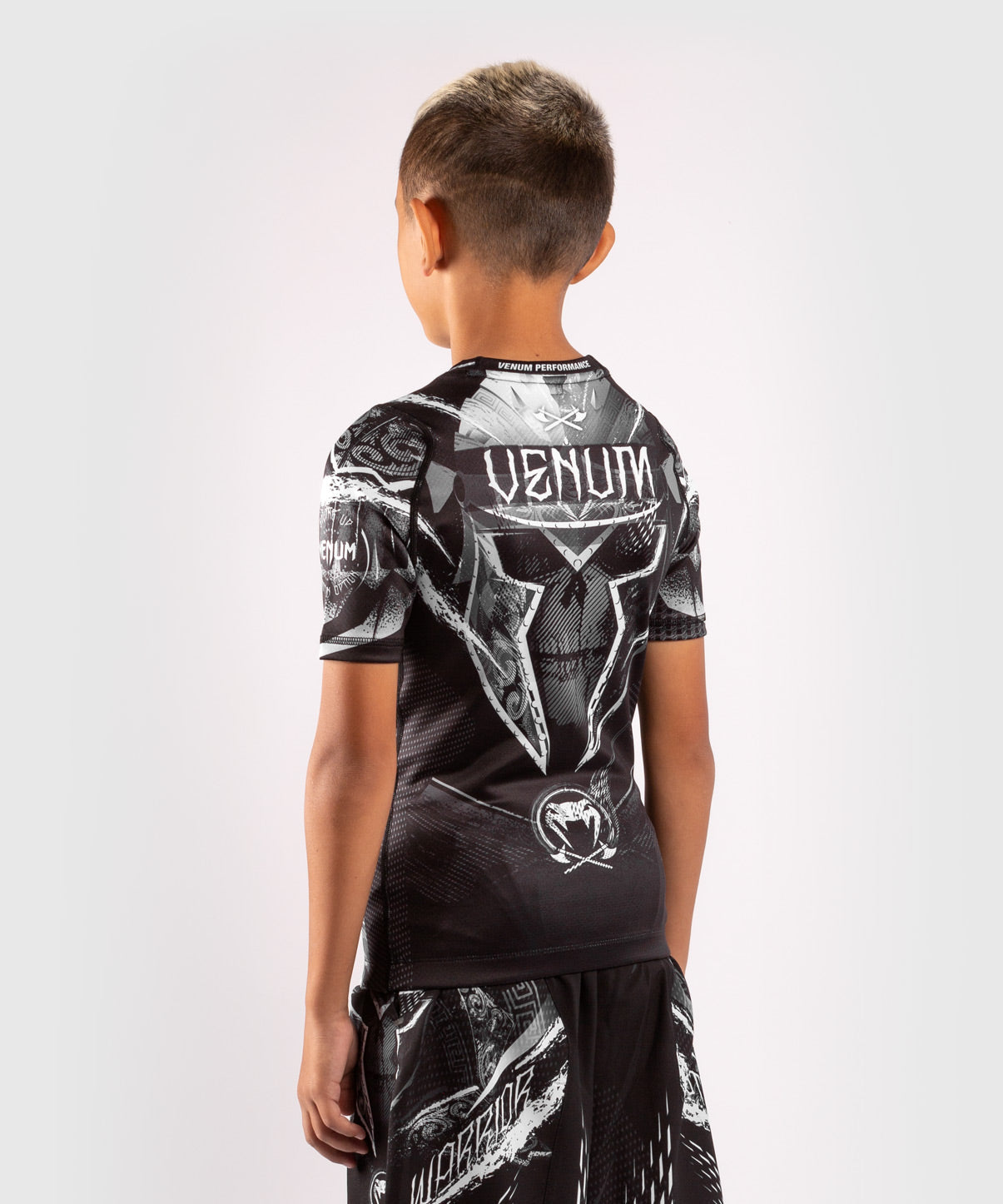 venum-gldtr-4-0-kurzarm-rashguard-kinder-schwarz-wei image 4