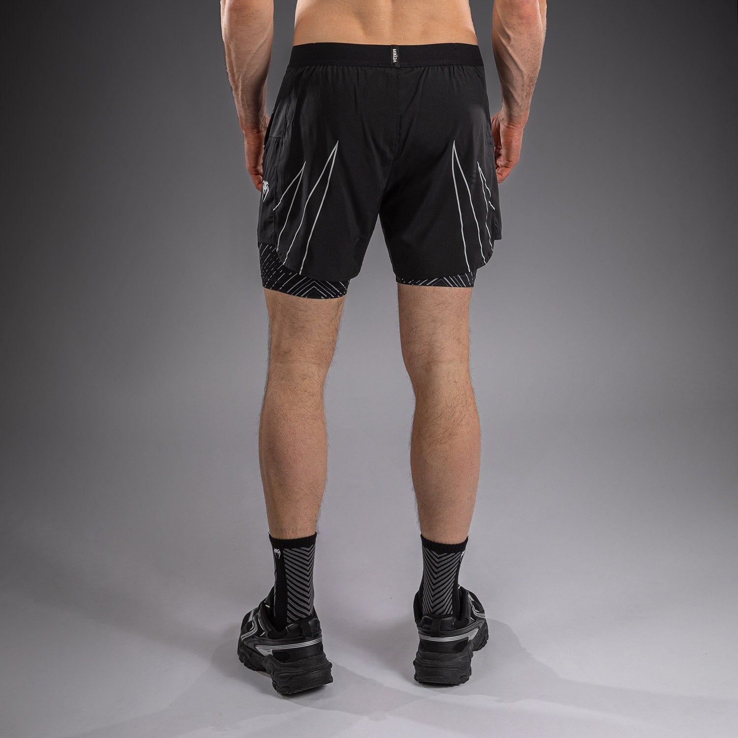 venum-midnight-fury-trainingsshorts-mitternachtsblau-grau-silber image 4