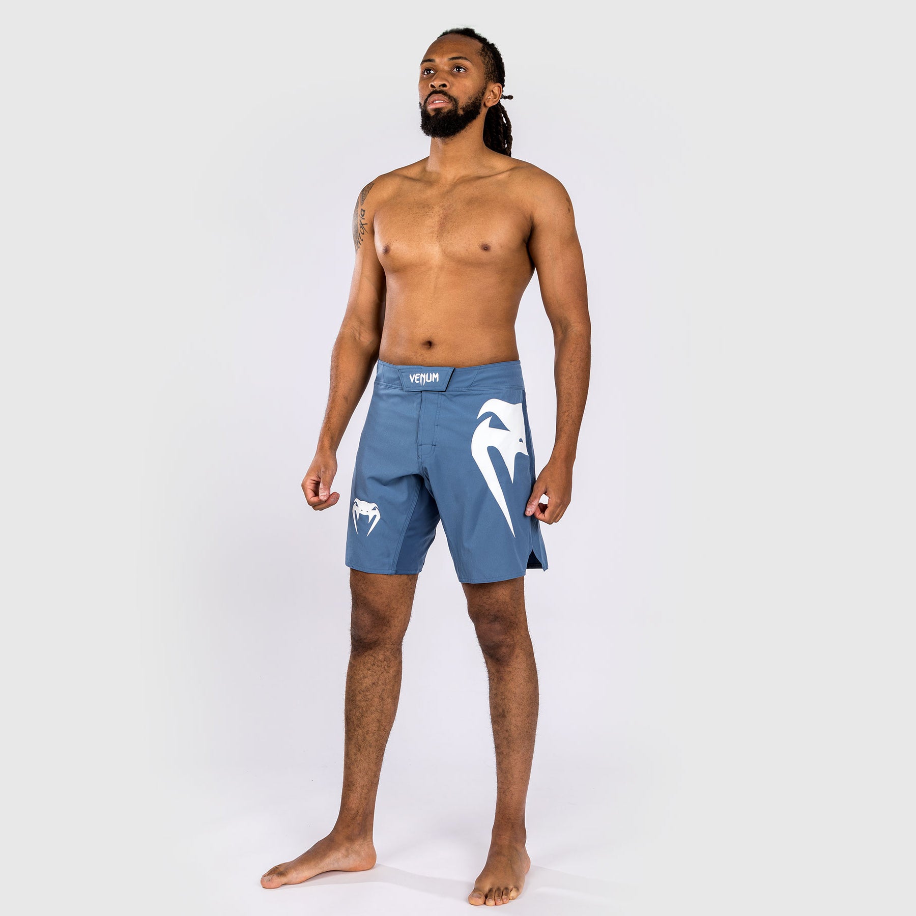 venum-light-5-0-fight-shorts-herren-blau-wei image 2